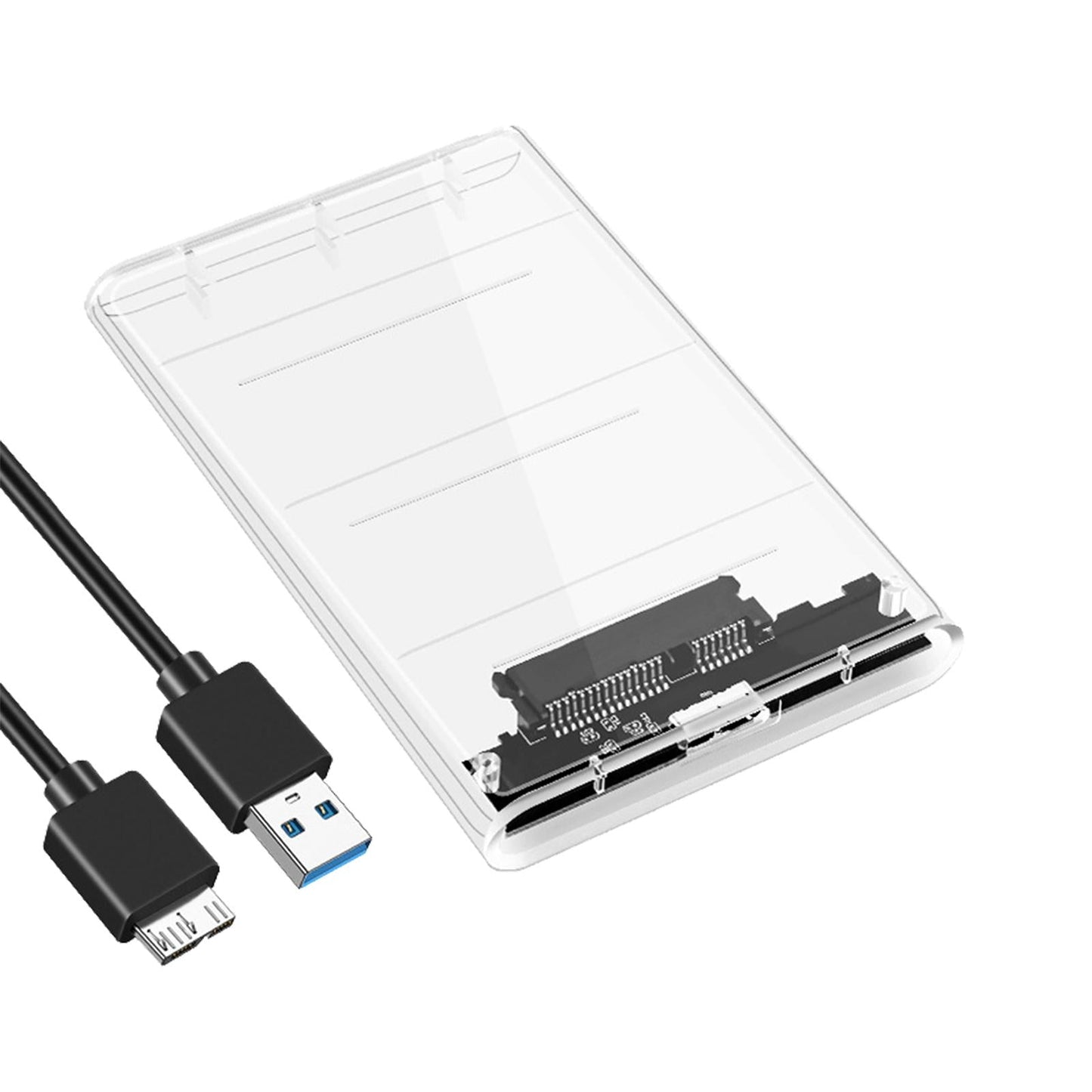 External 2.5'' Enclosure case External Drive Enclosure Clear