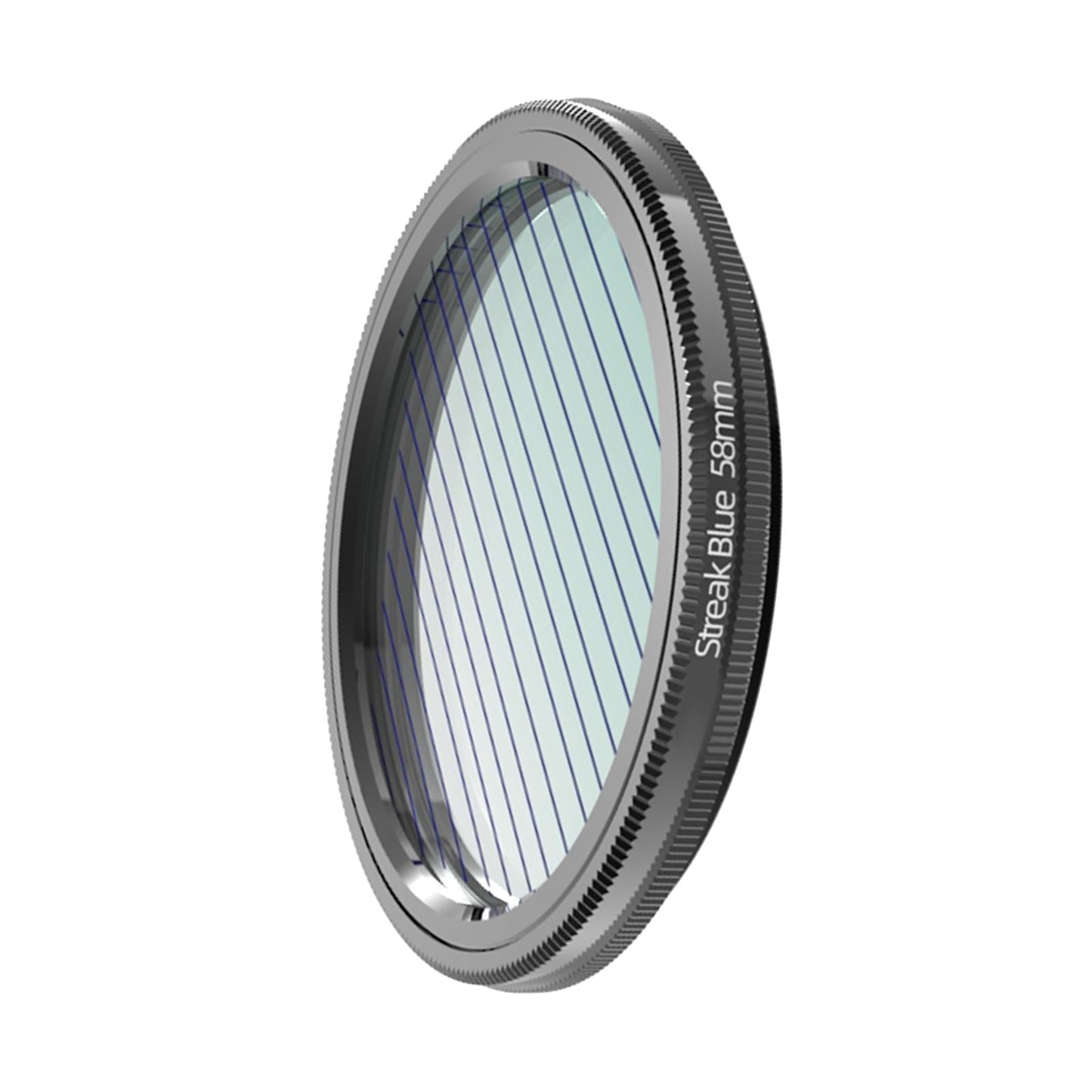 Blue Brushed Filter Effect Filter Len Filter for DSLR Cinematice Video 58MM