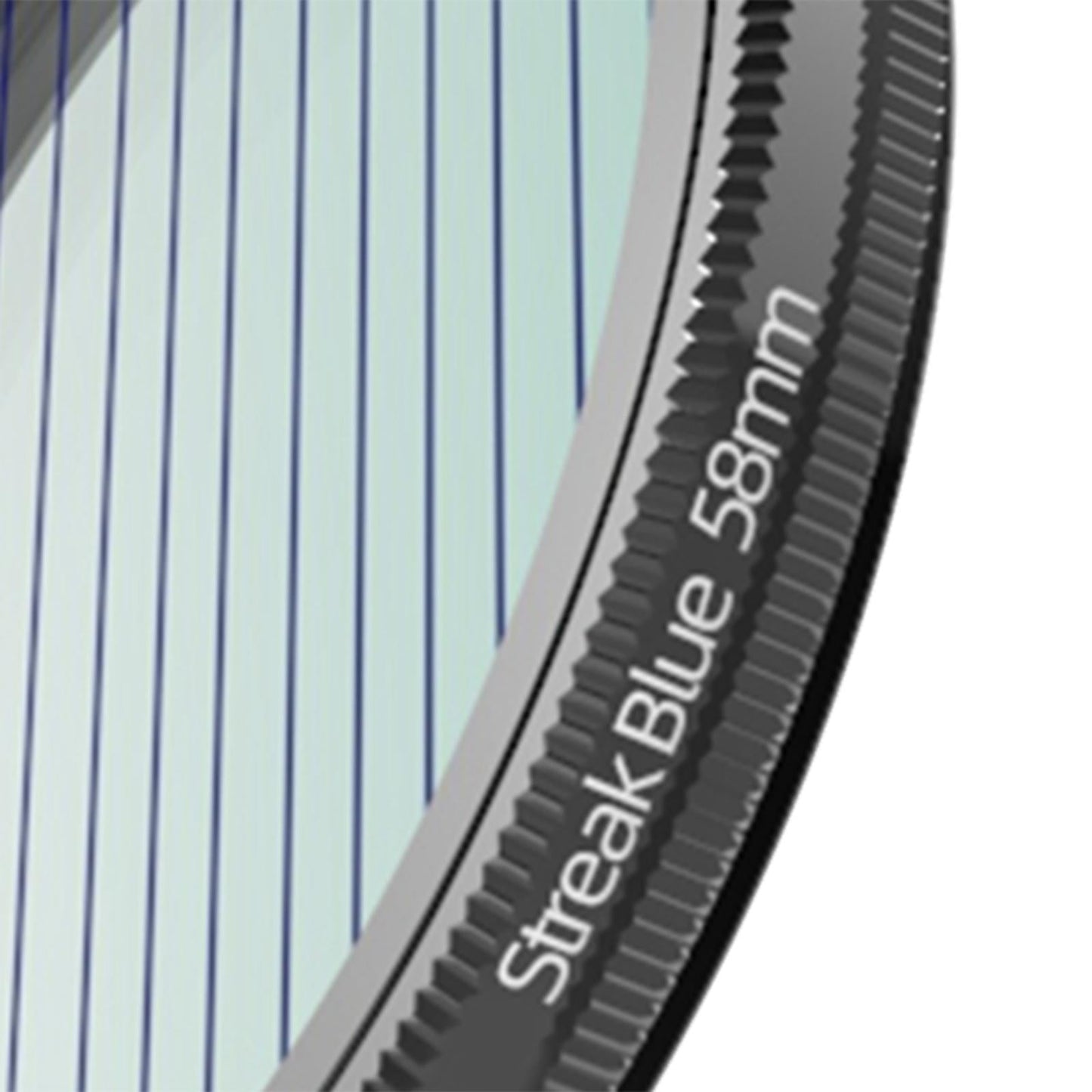 Blue Brushed Filter Effect Filter Len Filter for DSLR Cinematice Video 58MM