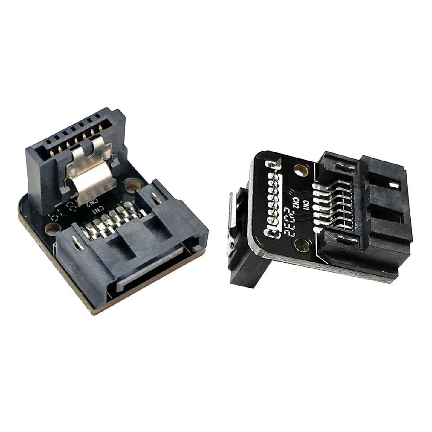 7Pin Female to Male Adapter Durable Accessories Replacement for SSD HDD Down Angled