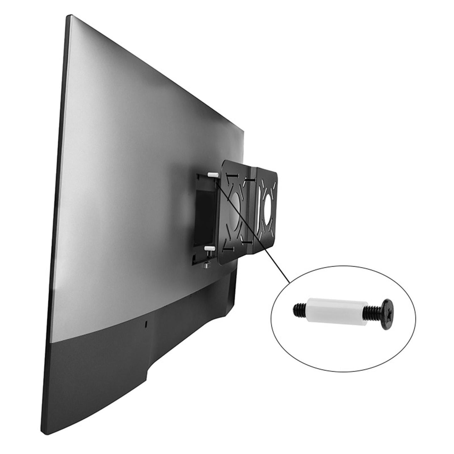 VESA Mounting Bracket Fixed for Advertising monitor Flat