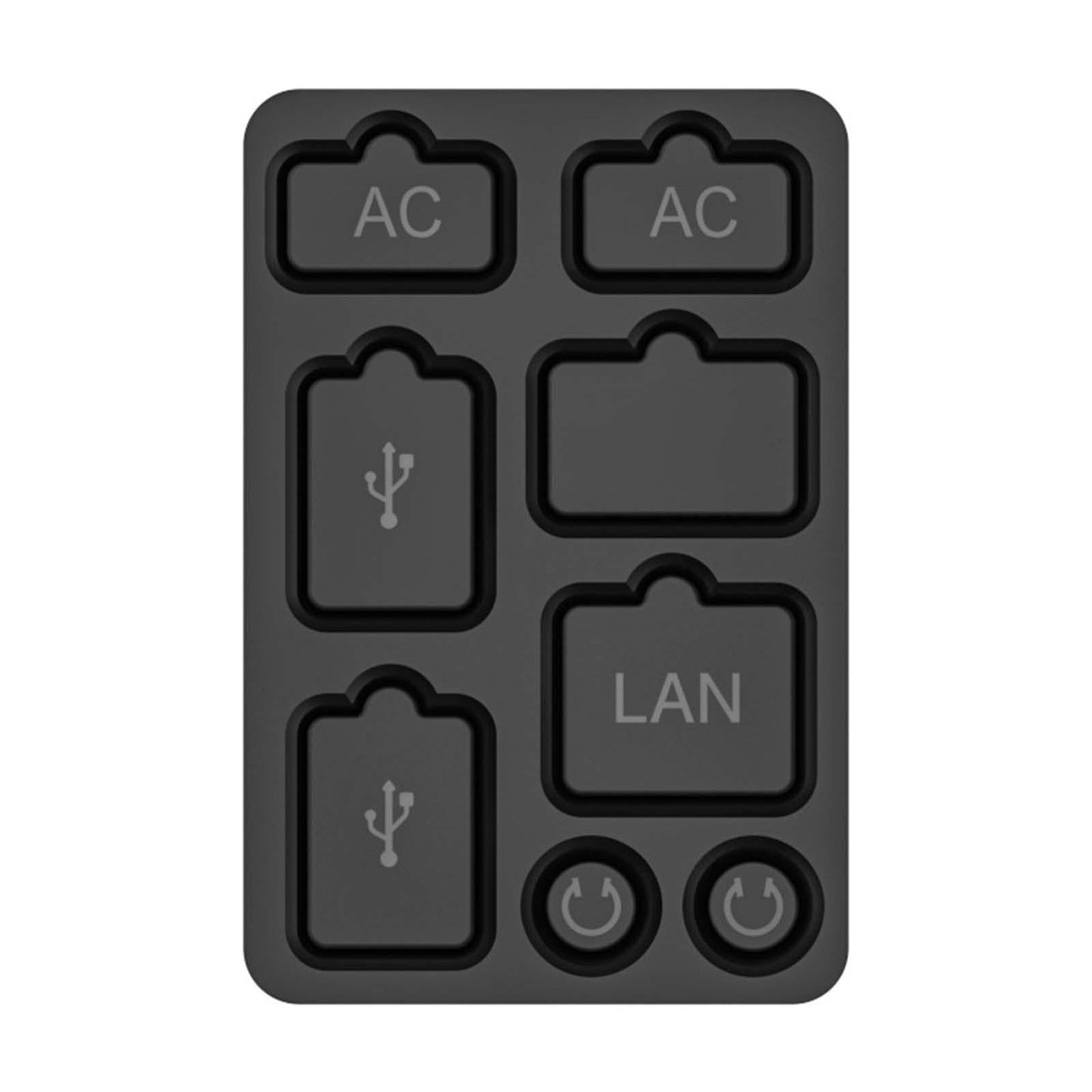 Dust Proof Stopper Silicone Prevention Transparent Stopper Anti Scratch