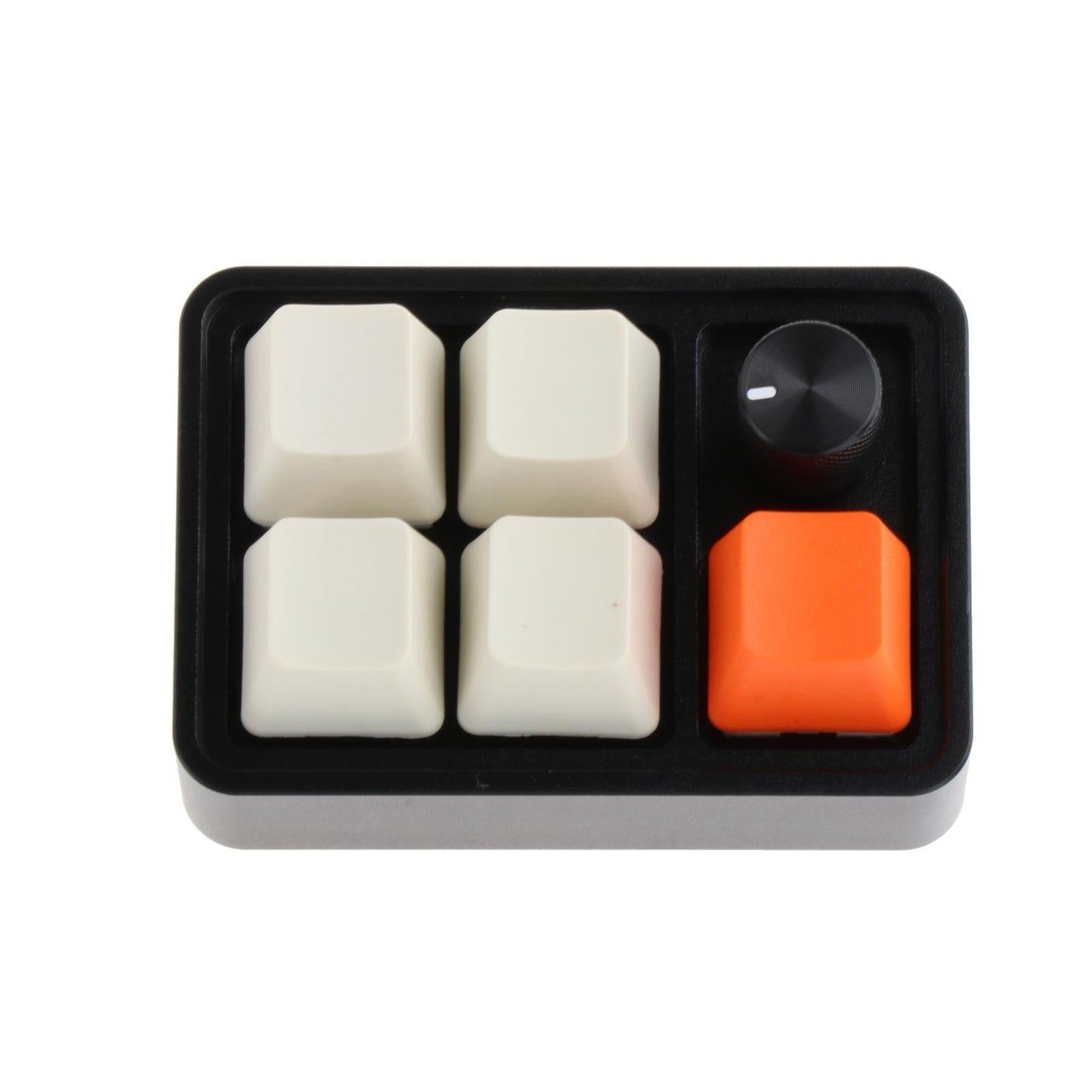 Wired Five Keys Mechanical Keyboard USB Portable Durable Mini RGB Keypad Black