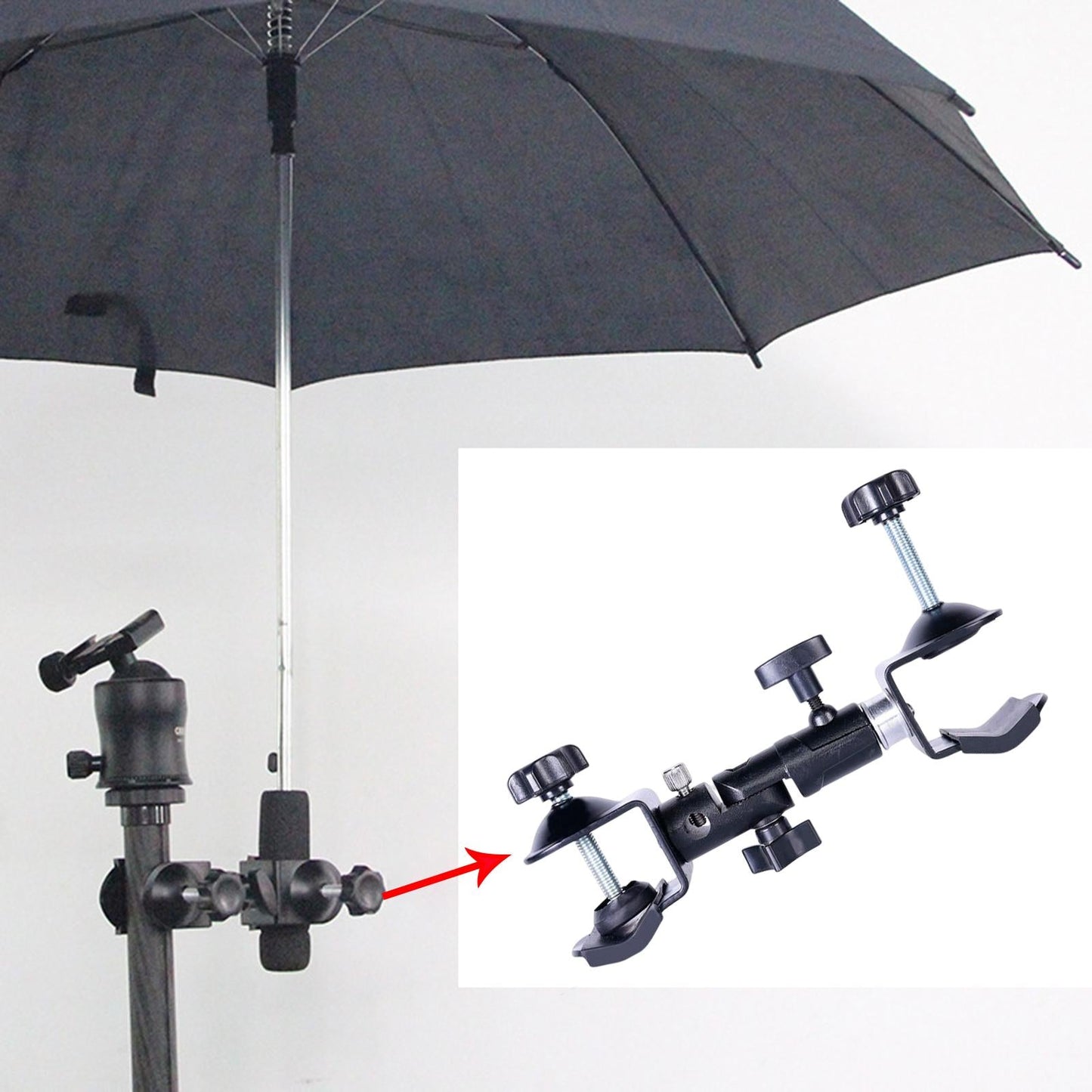 Outdoor Camera Tripod Umbrella Holder Photography Accessory for Camera 21.5cmx7.9cm