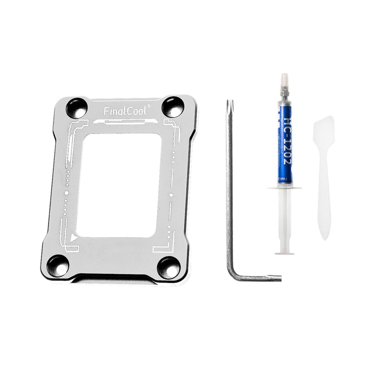 CPU Bending Correction Fixing Buckle Kit for 12 Generation LGA1700 Silver