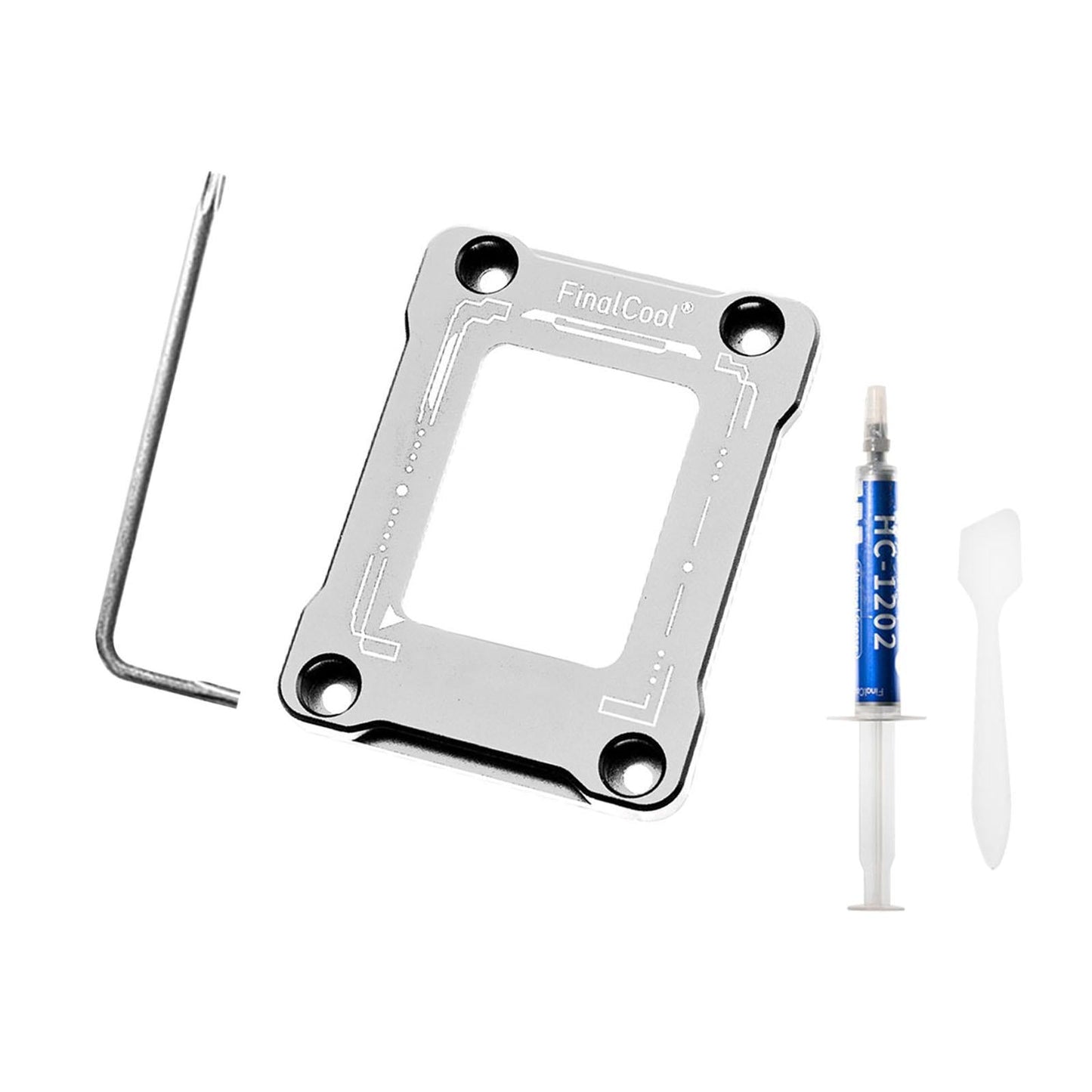 CPU Bending Correction Fixing Buckle Kit for 12 Generation LGA1700 Silver