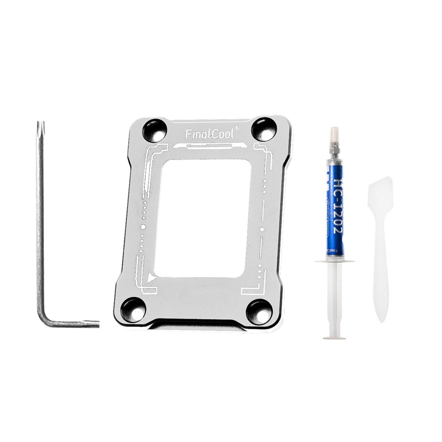 CPU Bending Correction Fixing Buckle Kit for 12 Generation LGA1700 Silver