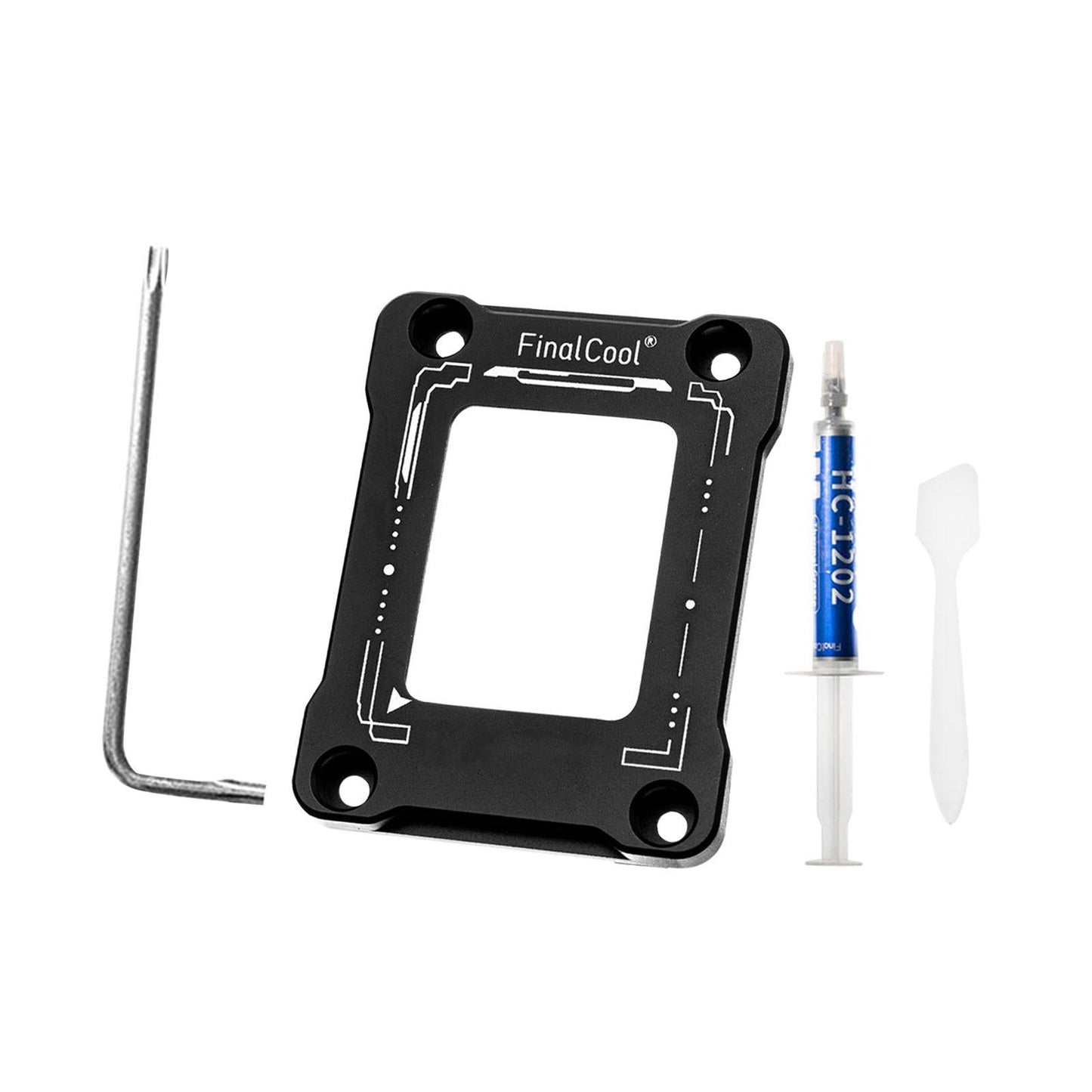 CPU Bending Correction Fixing Buckle Kit for 12 Generation LGA1700 Black