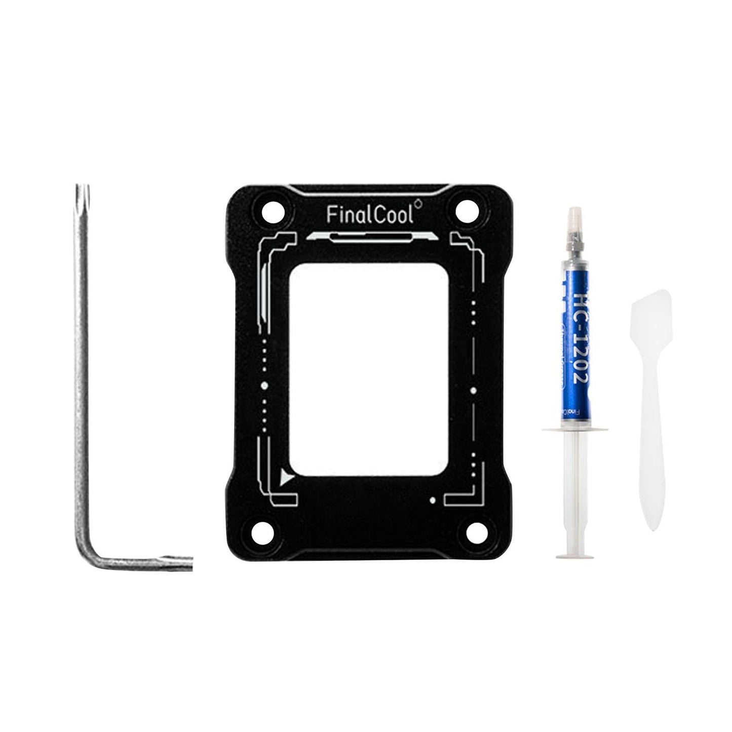 CPU Bending Correction Fixing Buckle Kit for 12 Generation LGA1700 Black