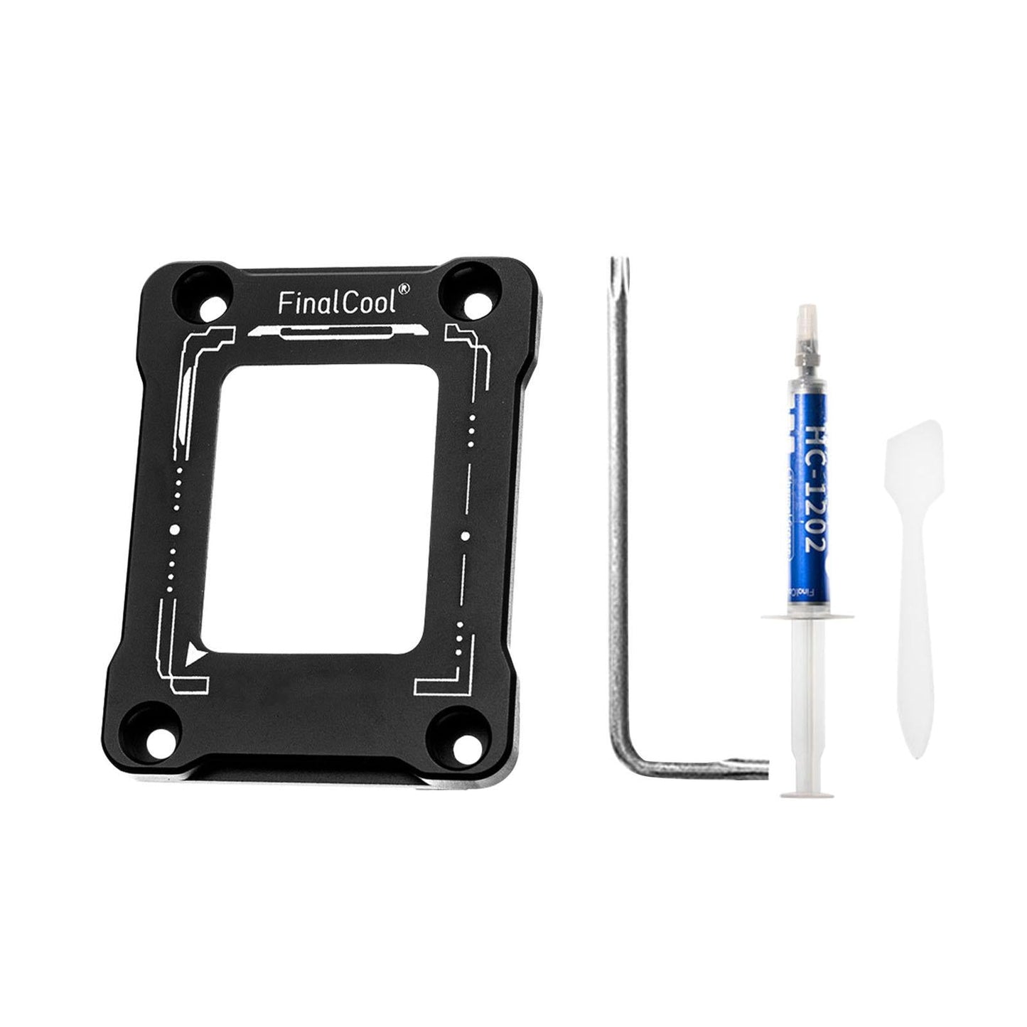 CPU Bending Correction Fixing Buckle Kit for 12 Generation LGA1700 Black
