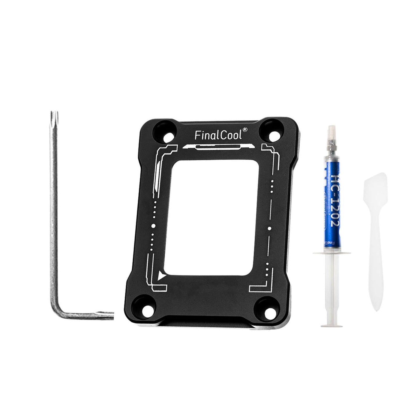 CPU Bending Correction Fixing Buckle Kit for 12 Generation LGA1700 Black