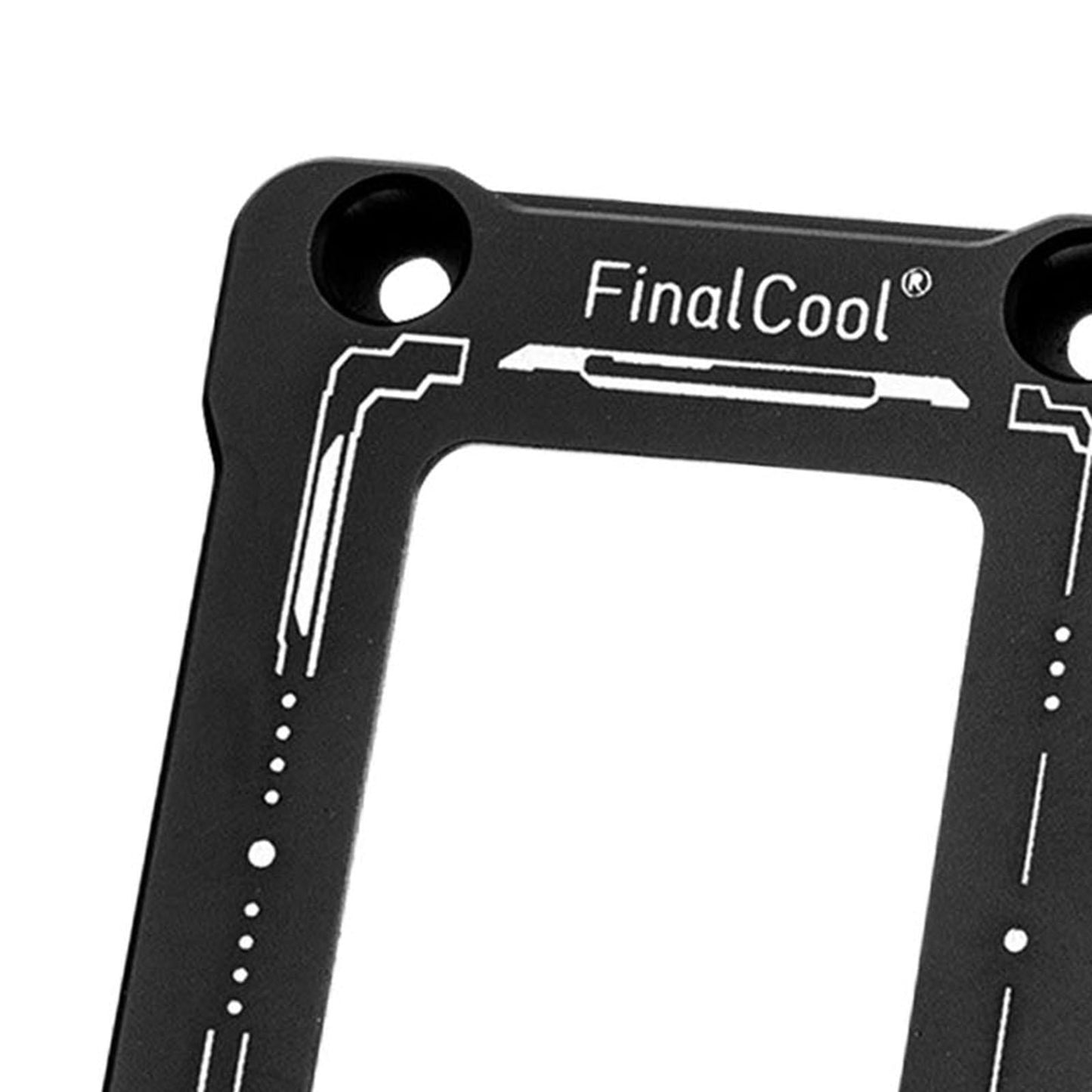 CPU Bending Correction Fixing Buckle Kit for 12 Generation LGA1700 Black