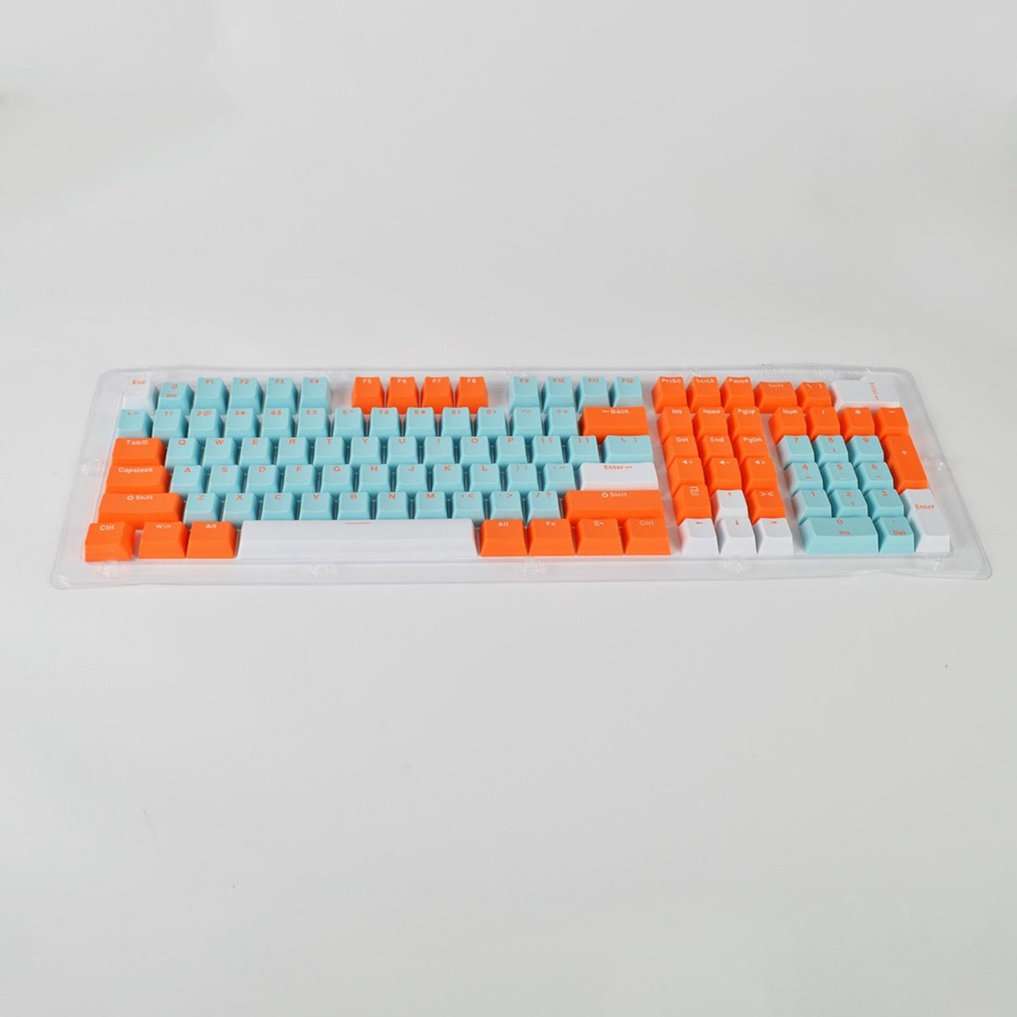 PBT 113Pcs Keycaps Set for Mechanical Gaming Keyboard 61 87 104 108 Keys B