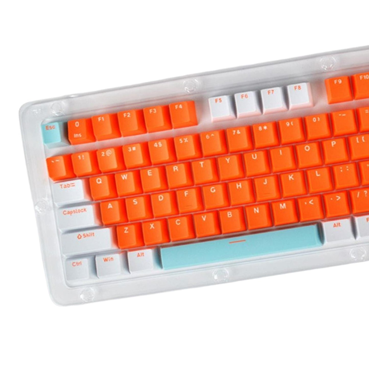 PBT 113Pcs Keycaps Set for Mechanical Gaming Keyboard 61 87 104 108 Keys C