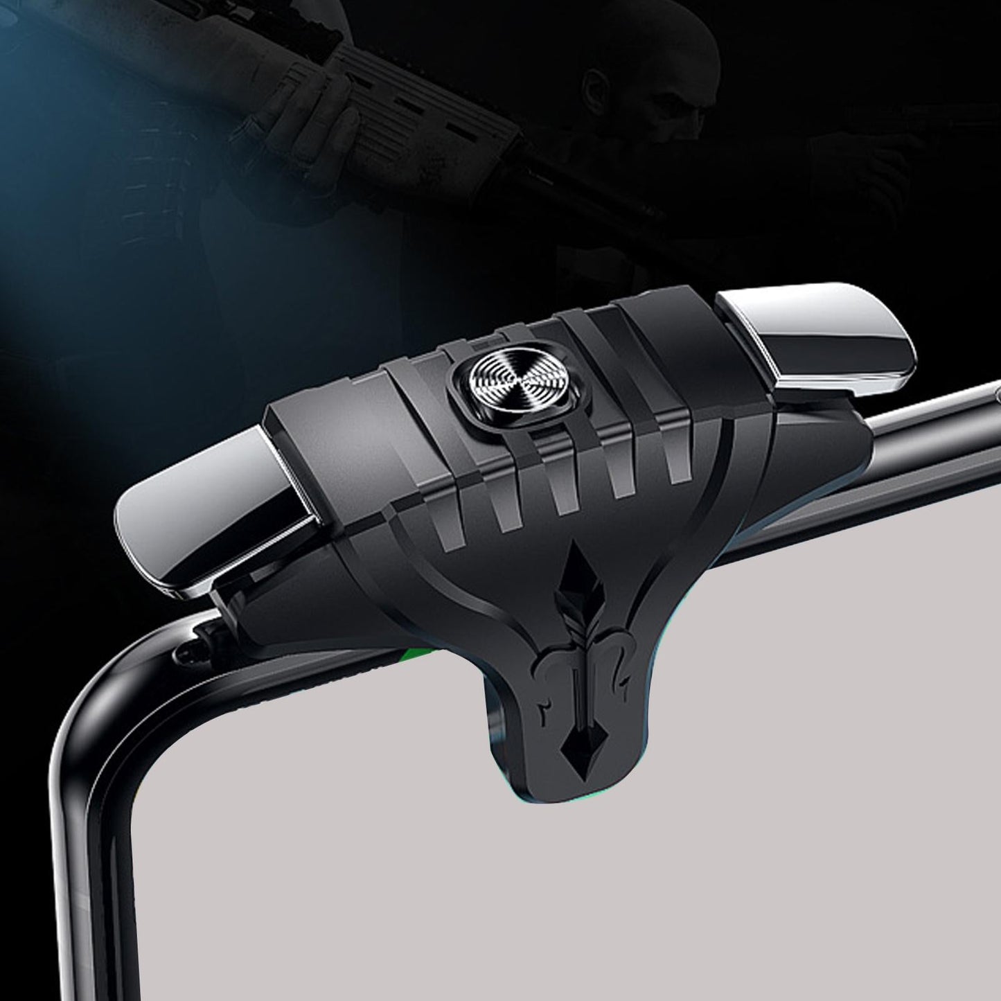 Mobile Games Controller Fire and Aim Buttons Gaming Joysticks Gamepad Grip