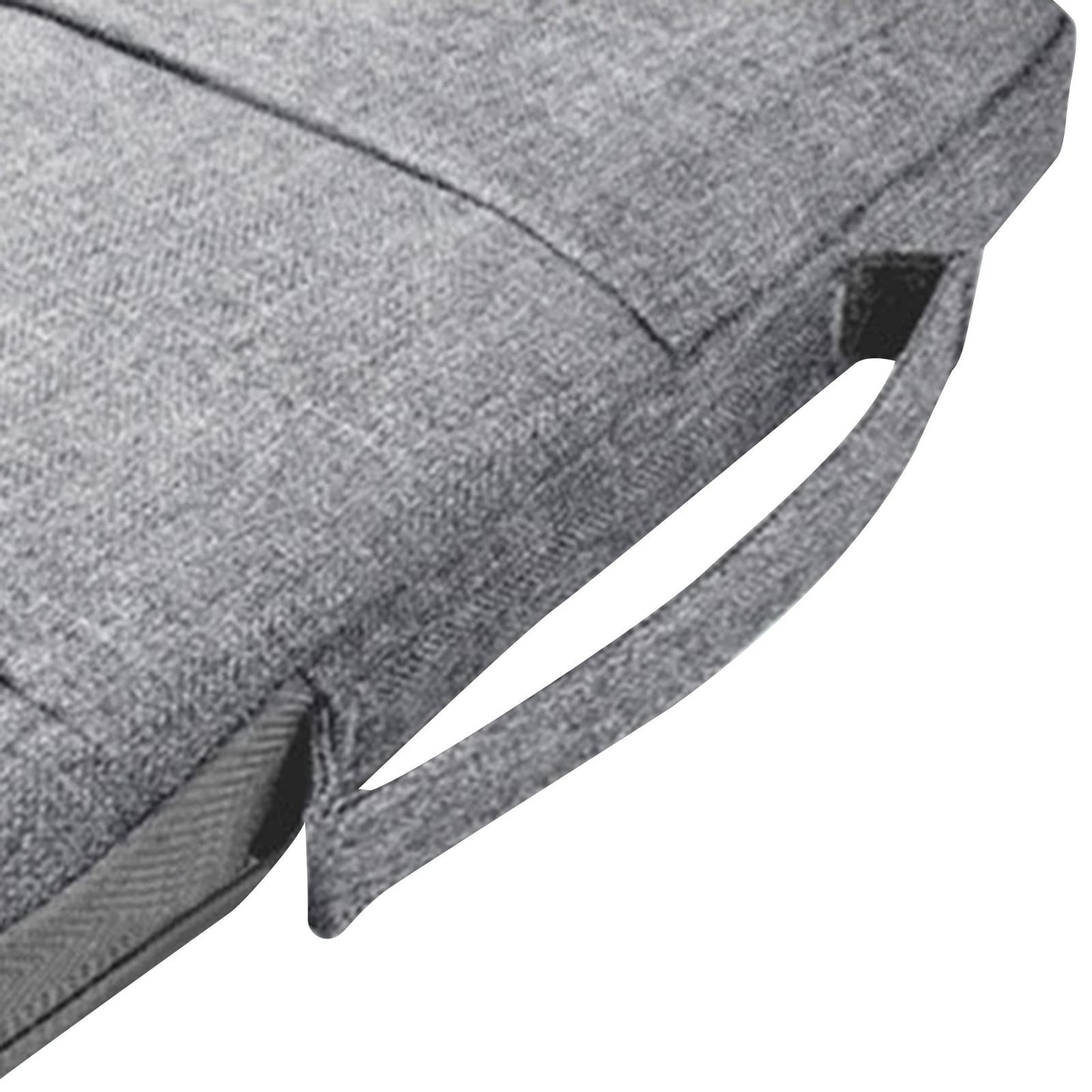 Laptop Sleeve Bag Anti Seismic Multi Functional 6 Mesh Bags for Men Notebook grey355mmX250mmX20mm