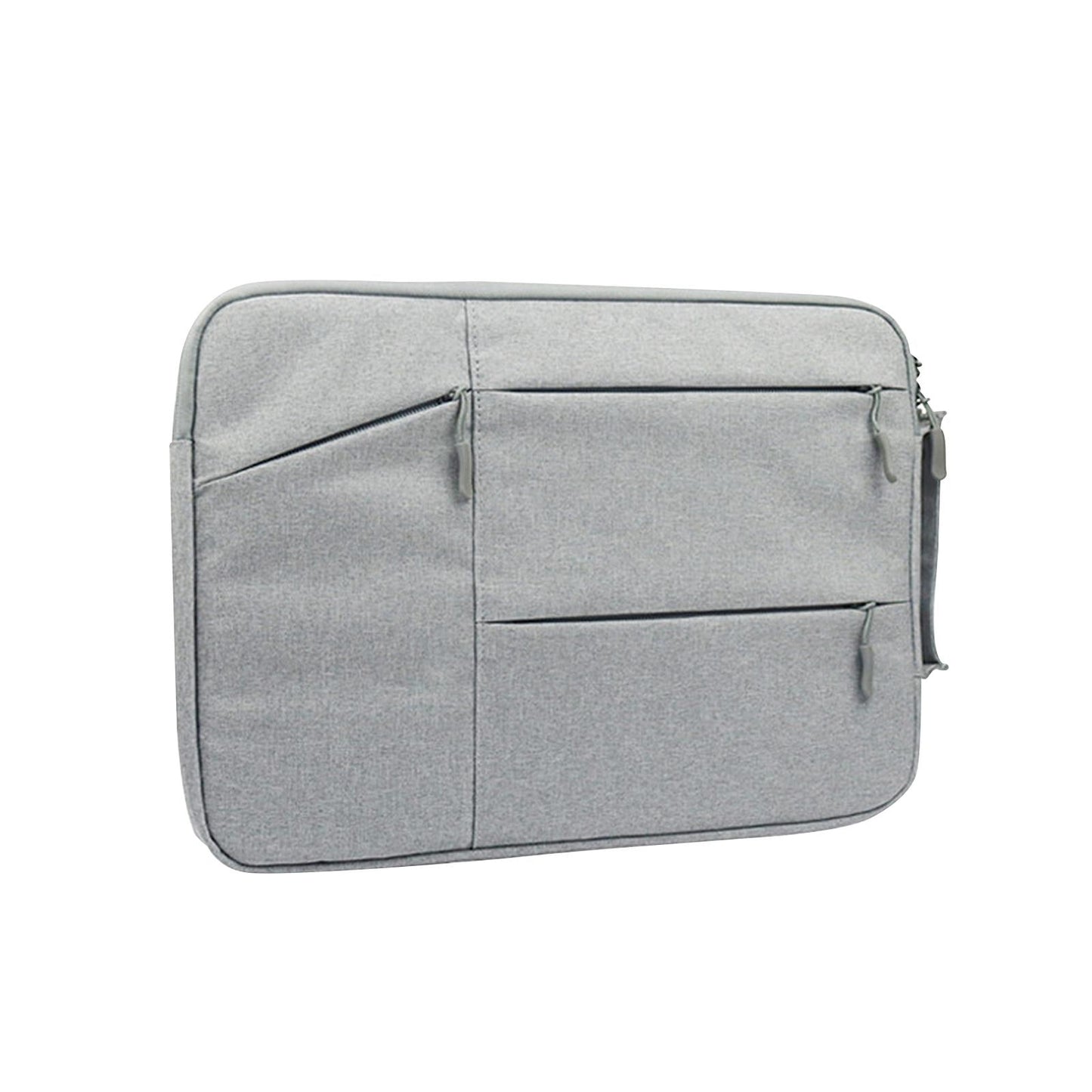 Laptop Sleeve Bag Anti Seismic Multi Functional 6 Mesh Bags for Men Notebook grey370mmX265mmX20mm