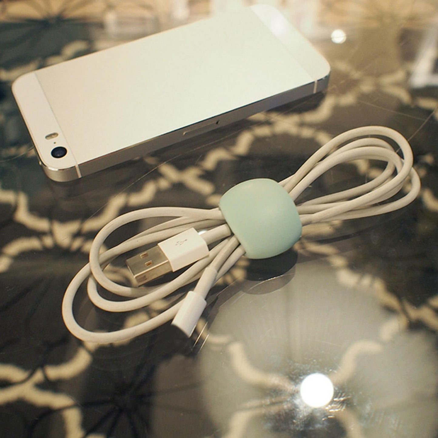 4x Data Cable Organizer Buckle Storage Holder for Mouse Line Headphone Cable