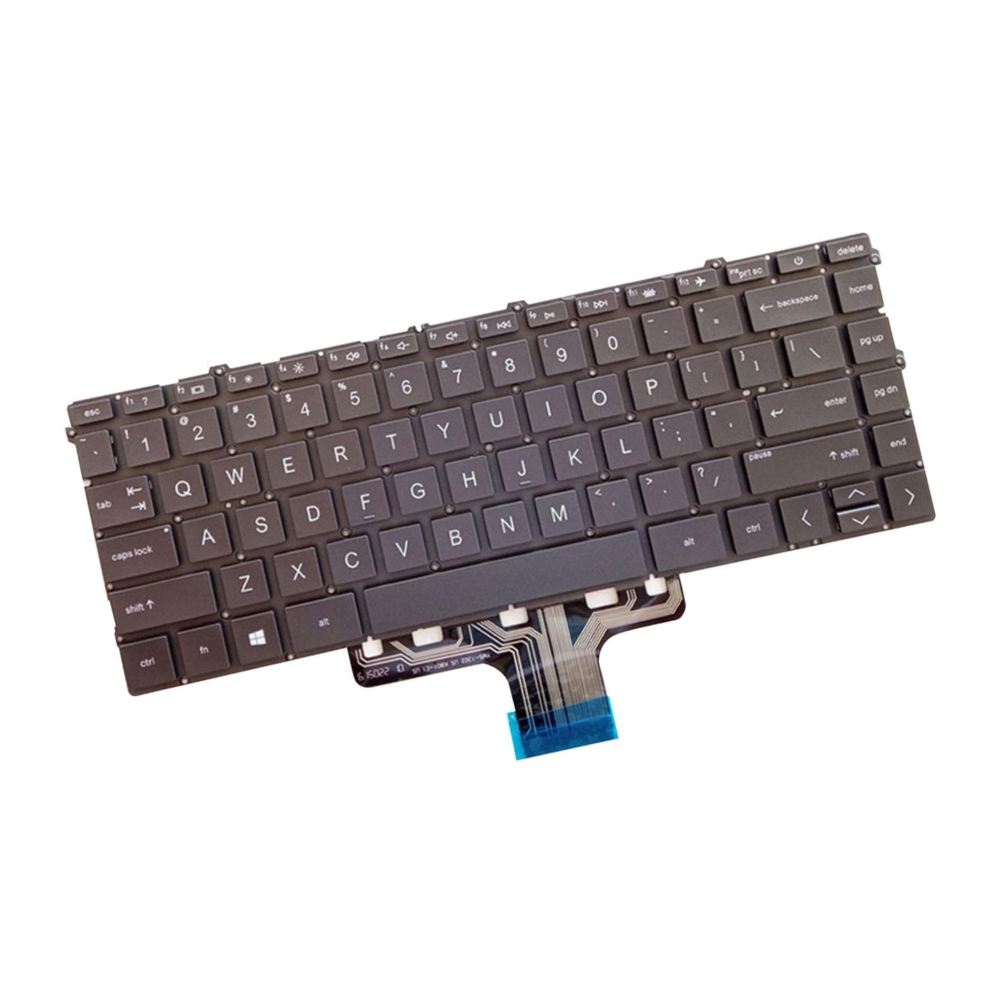 US English Laptop Keyboard with Backlit for HP Pavilion x360 14-Dw Tpn-Q244