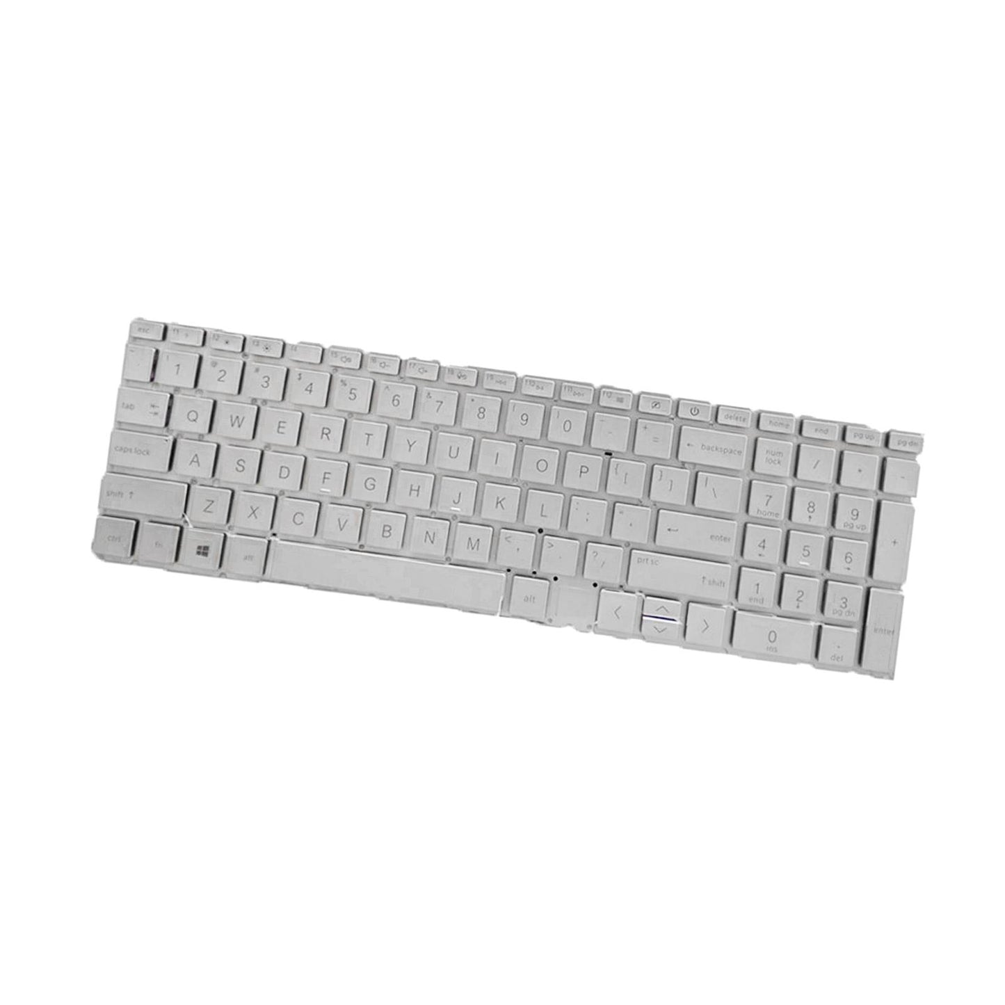 US Layout Laptop Keyboard for HP 15M 15-Ed Tpn-C149 Silver No Backlight
