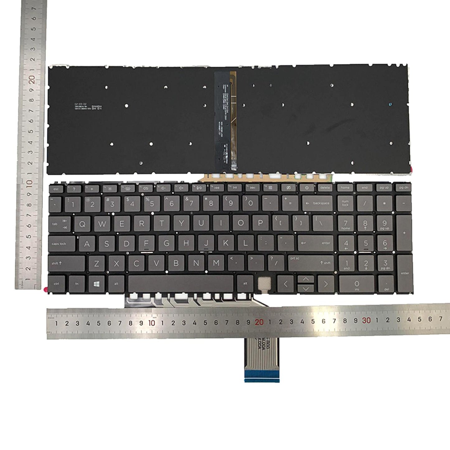 US Layout Laptop Keyboard for HP 15M 15-Ed Tpn-C149 Black With Backlight
