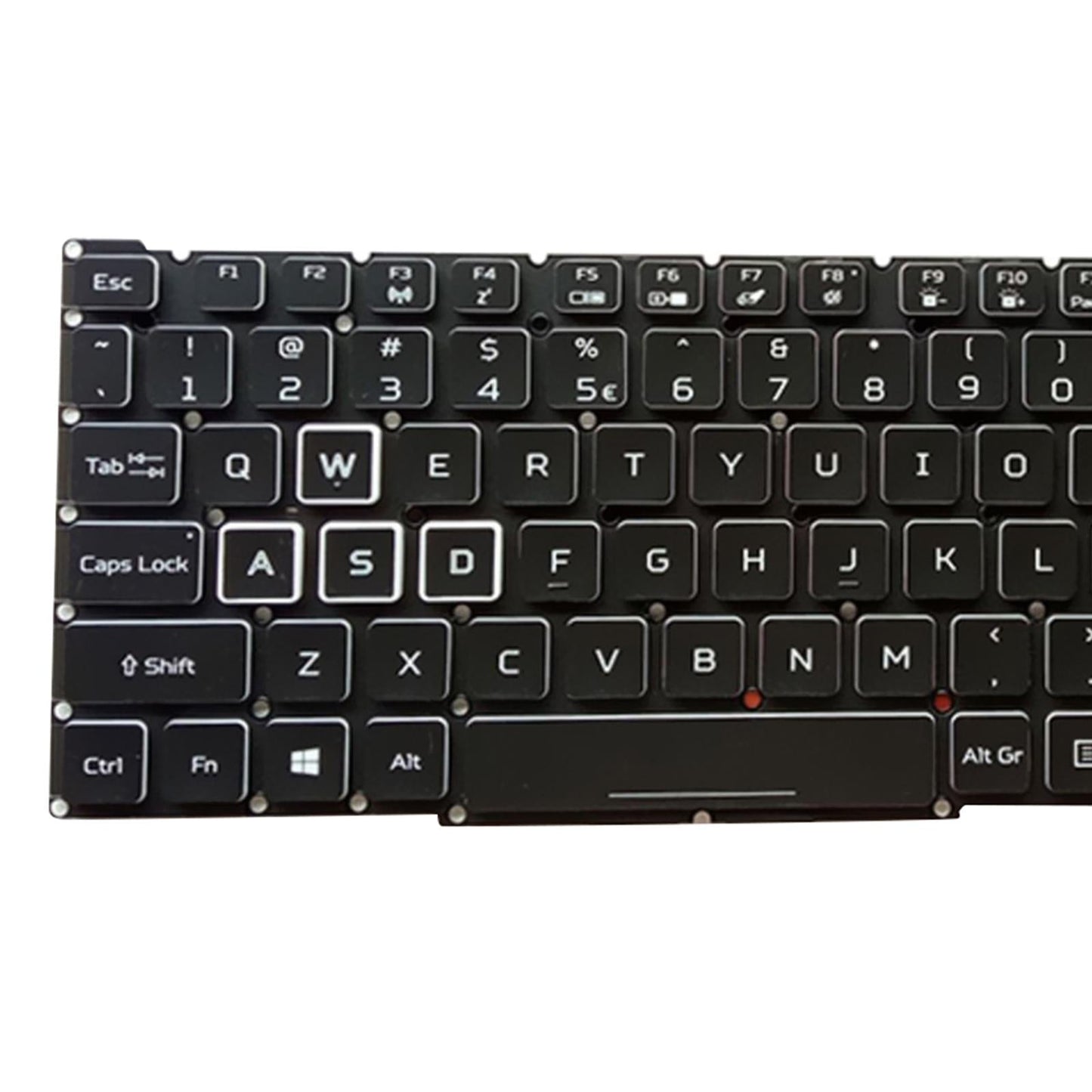 Laptop Replacement Keyboard with Backlight US for 300 PH315-52 54 White