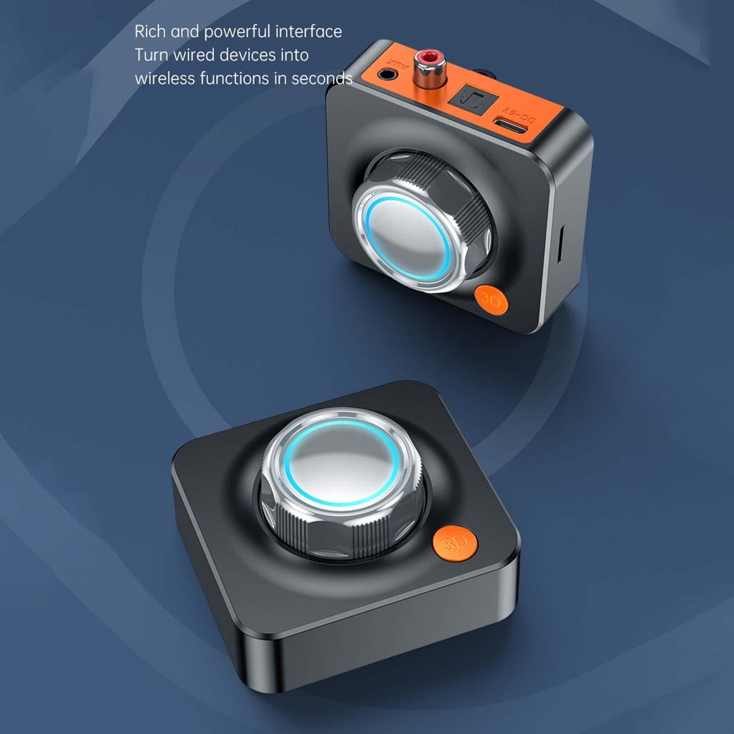 Audio Receiver Portable for Wired Headphones TV