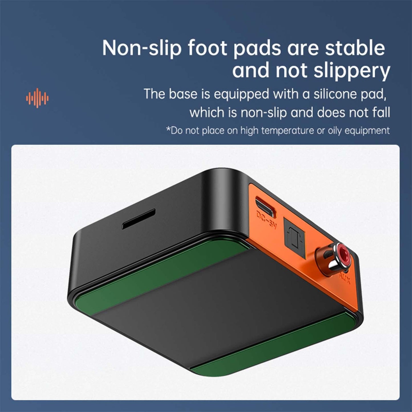 Audio Receiver Portable for Wired Headphones TV