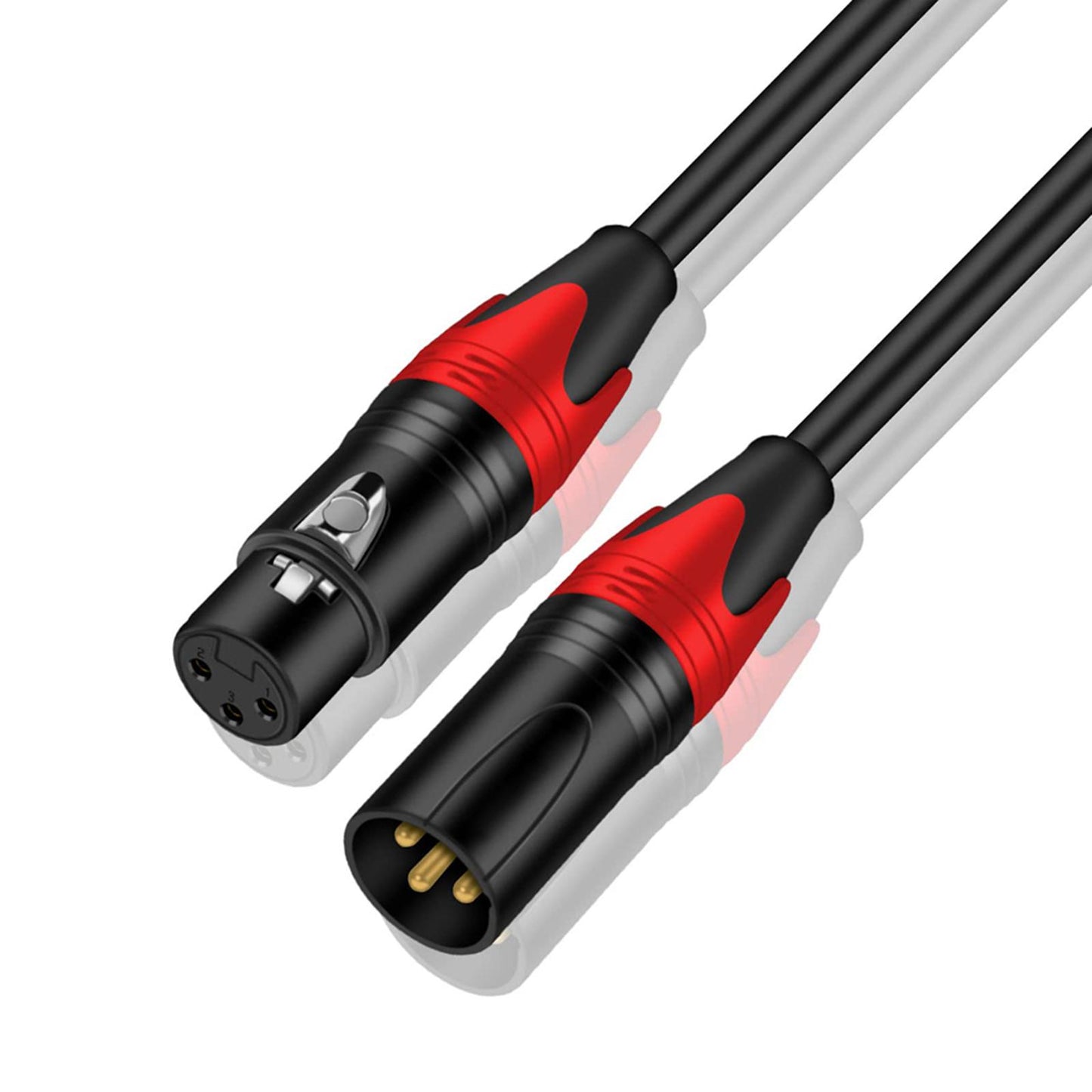 XLR Microphone Cable Audio Cable XLR Cable for PA Systems Mixers Speakers 1m