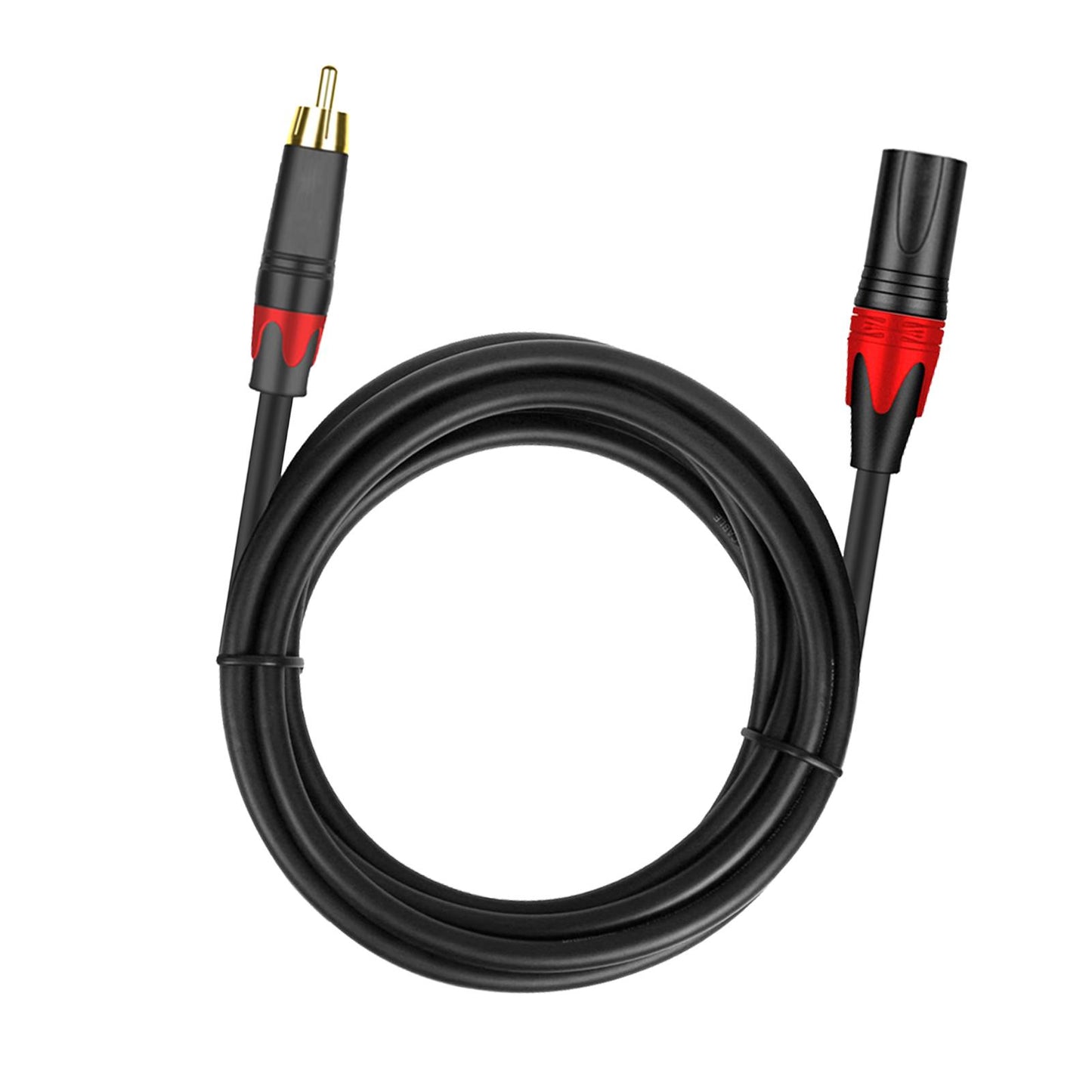 3 Pin XLR rca Microphone Cable Cord for Speakers XLR rca Mic Cable Male to Male 0.3m