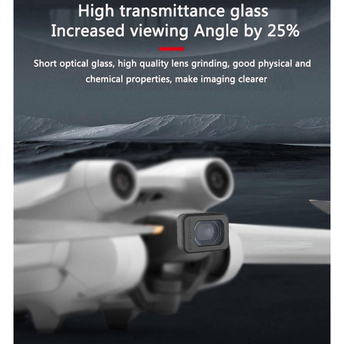 HD Wide Angle Lens External Corrosion Resistance Coating for 3 Pro