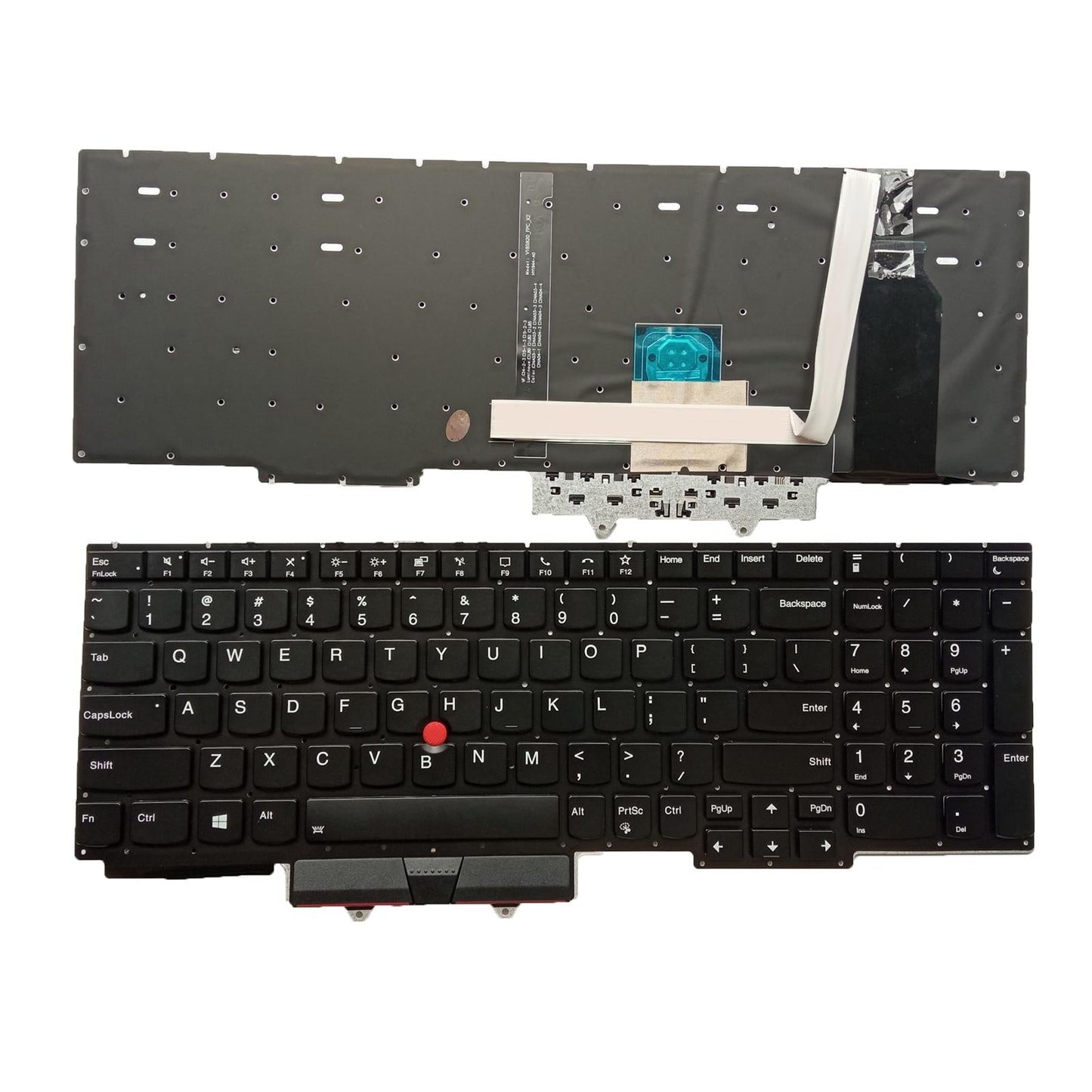 US Keyboard US Layout Matte Durable for E15 Black with Backlit
