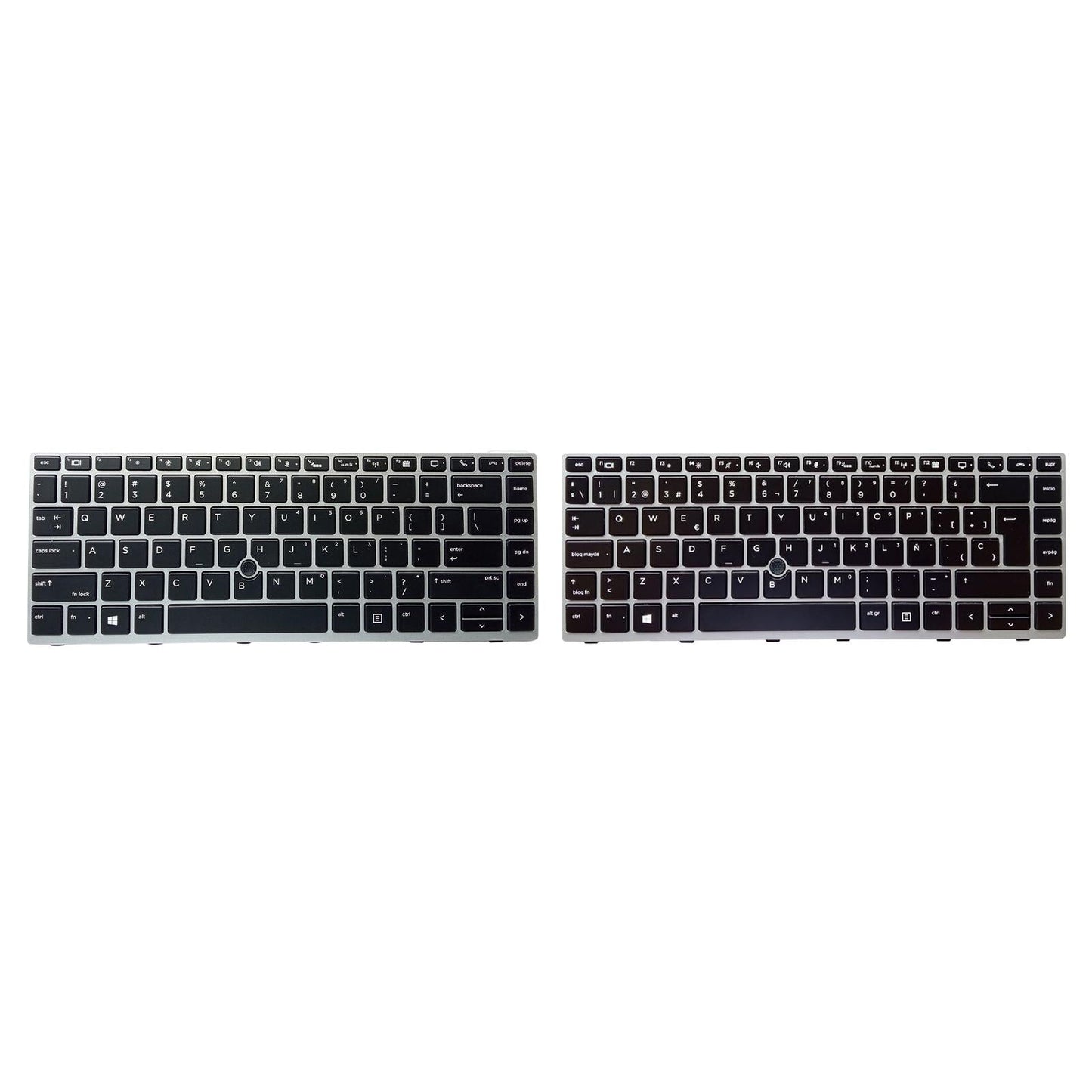Laptop Keyboard with Pointer for Elitebook 745 G5 840 G6 846 Spanish