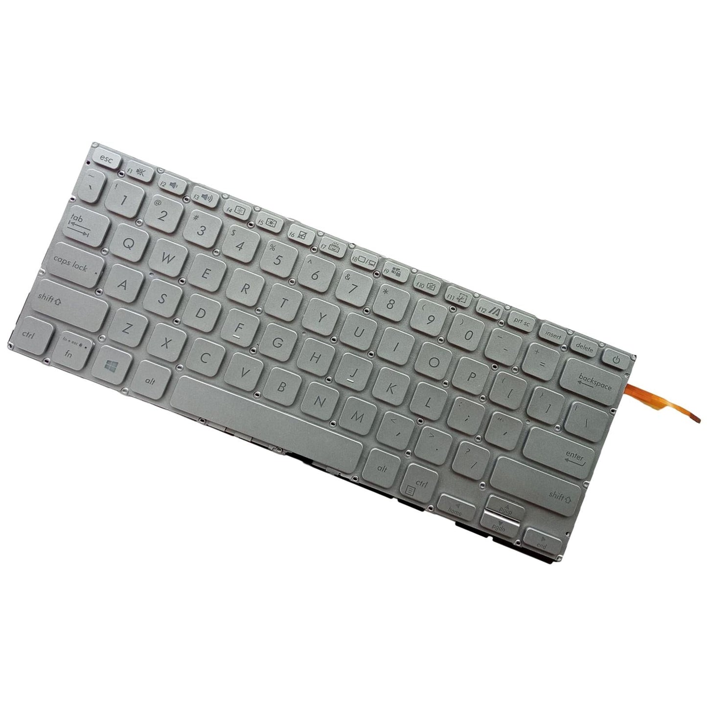 Laptop Keyboard US Layout Matte Durable for VivoBook 14 x415 x415J M4200U Silver