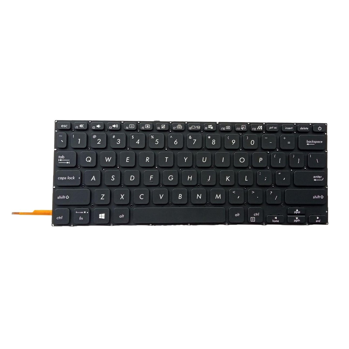 Laptop Keyboard US Layout Matte Durable for VivoBook 14 x415 x415J M4200U Black