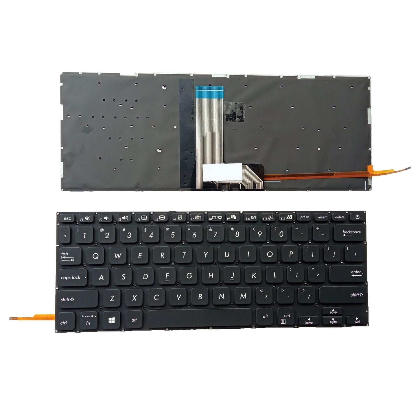 Laptop Keyboard US Layout Matte Durable for VivoBook 14 x415 x415J M4200U Black