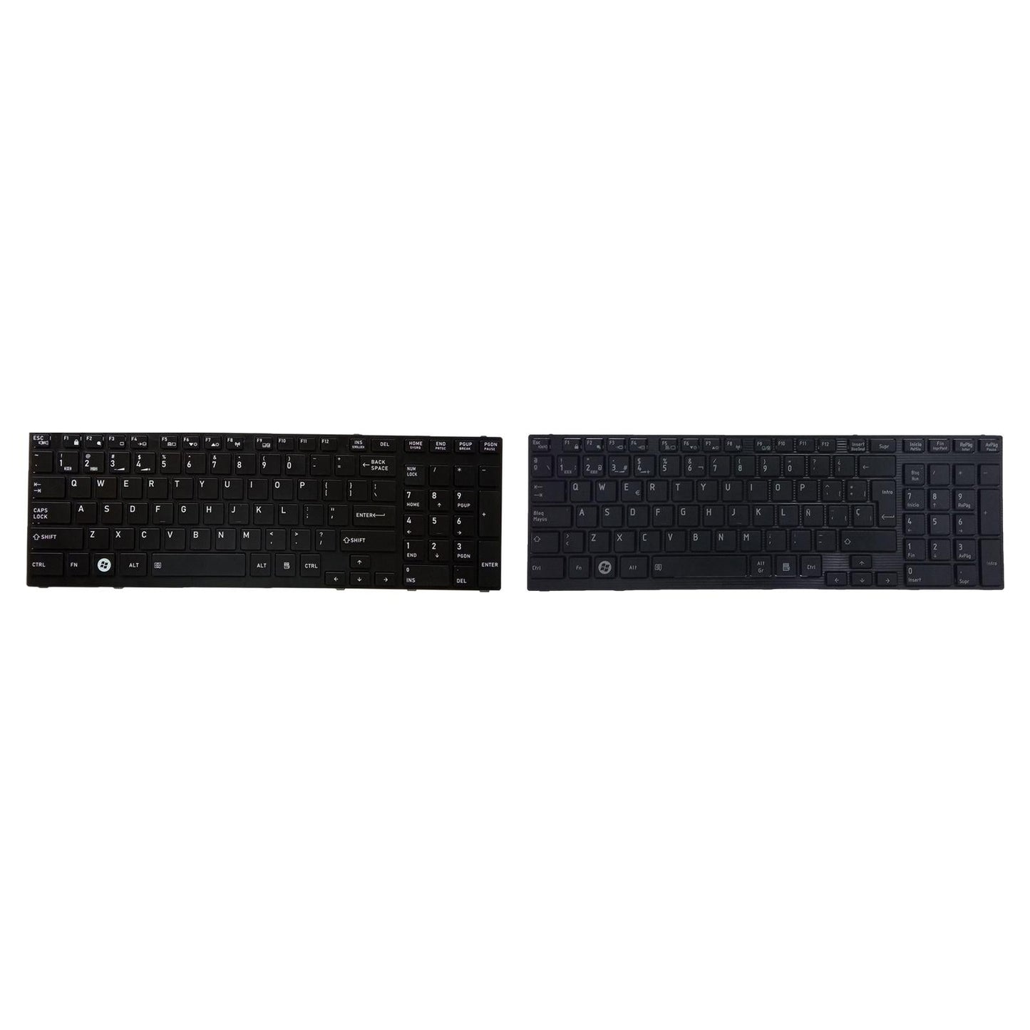 Laptop Keyboard with Frame for A660 A600 A600D Replacement Spanish