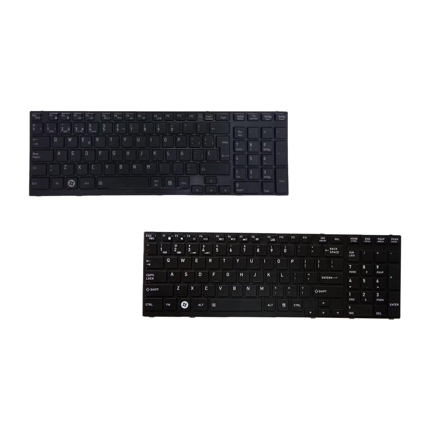 Laptop Keyboard with Frame for A660 A600 A600D Replacement Spanish
