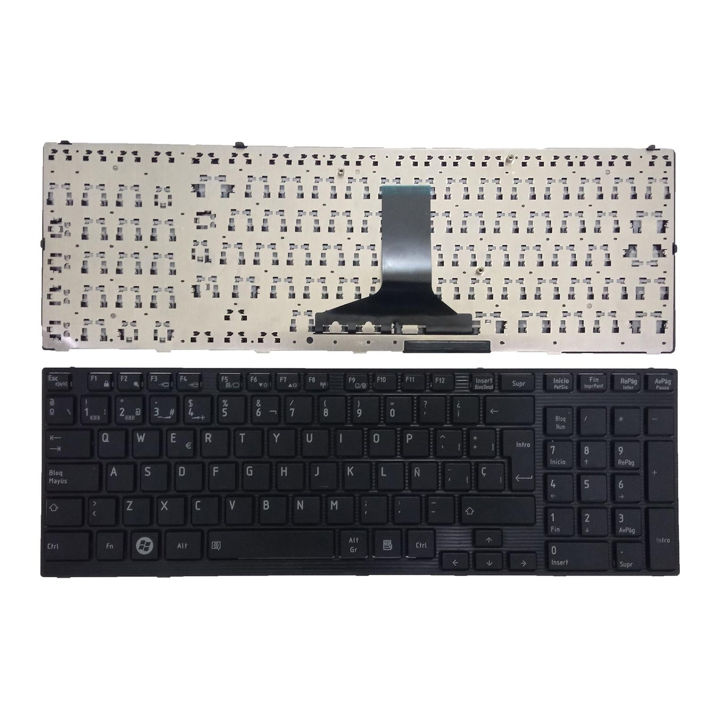 Laptop Keyboard with Frame for A660 A600 A600D Replacement Spanish