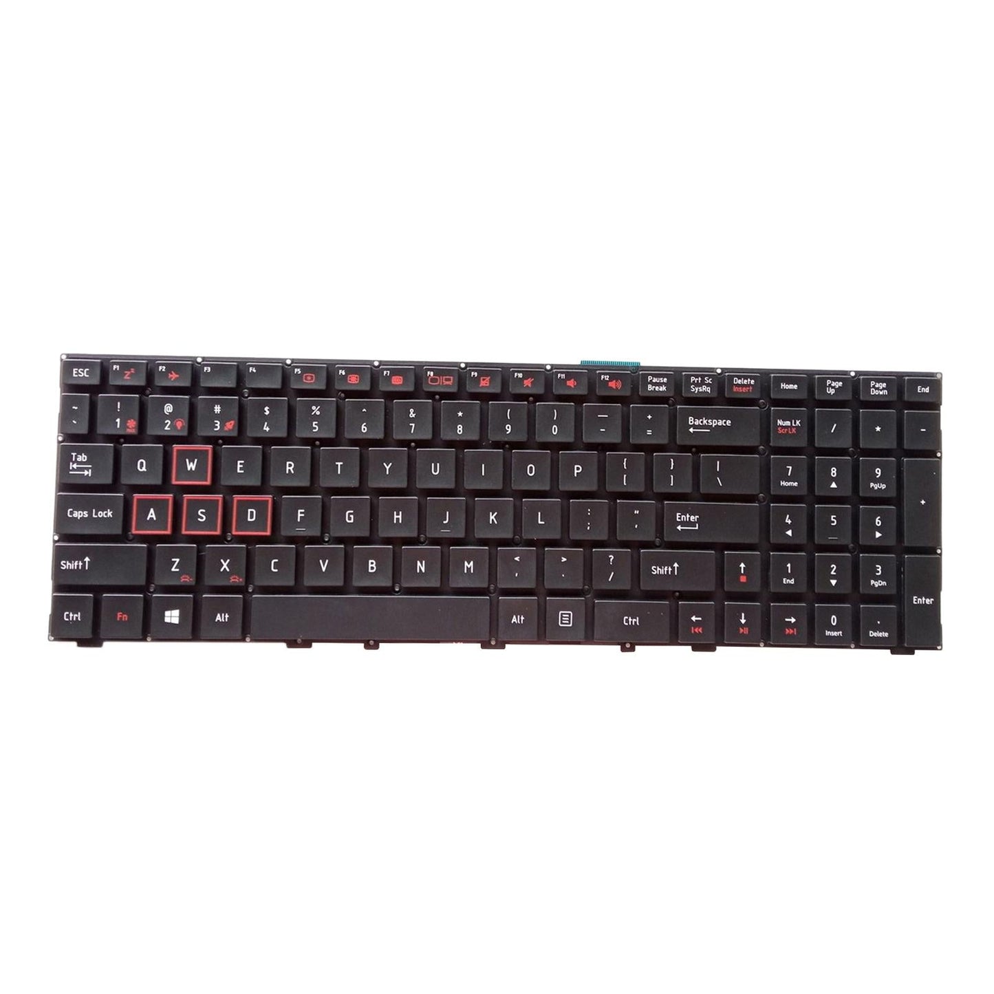 Notebook Keypad US Layout Durable Backlight for S11 SI3 S6CP for T6C 911 x6 orange