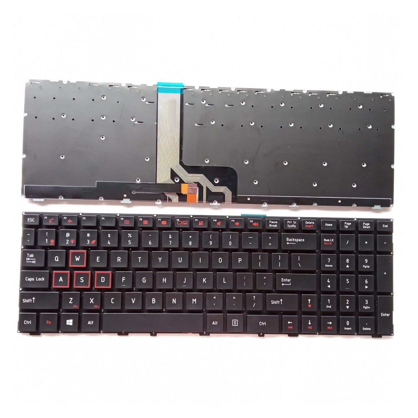 Notebook Keypad US Layout Durable Backlight for S11 SI3 S6CP for T6C 911 x6 orange