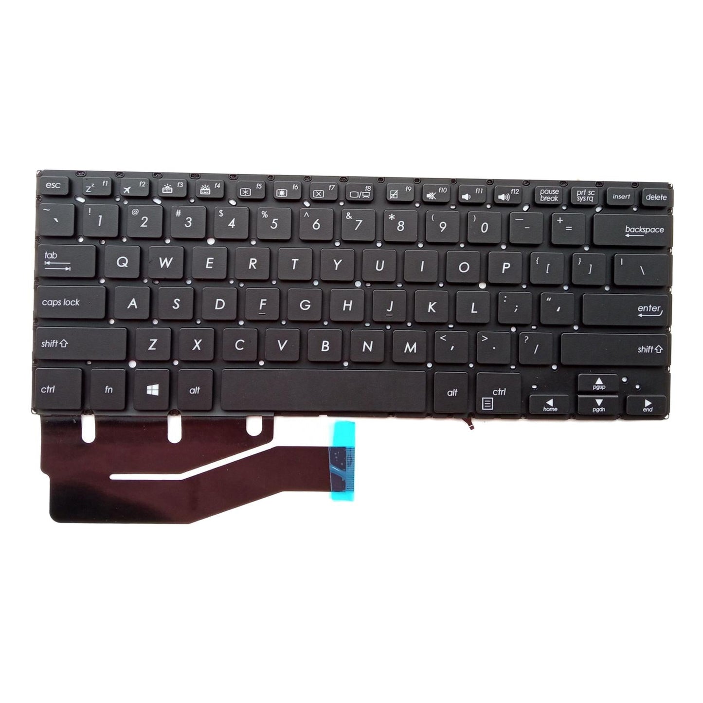 Laptop Keyboard Black English US with Backlit for TP410 TP410UA TP401CA