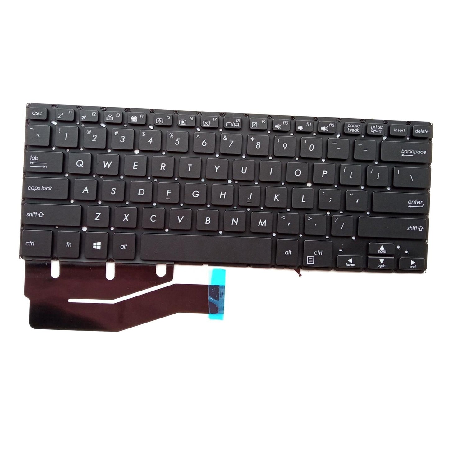 Laptop Keyboard Black English US with Backlit for TP410 TP410UA TP401CA