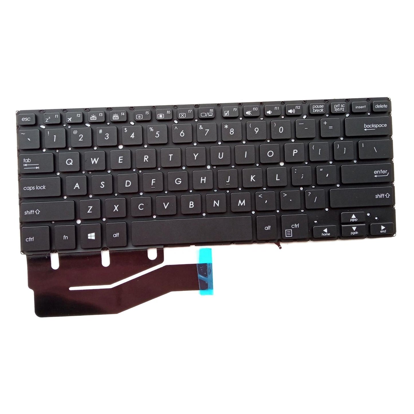 Laptop Keyboard Black English US with Backlit for TP410 TP410UA TP401CA