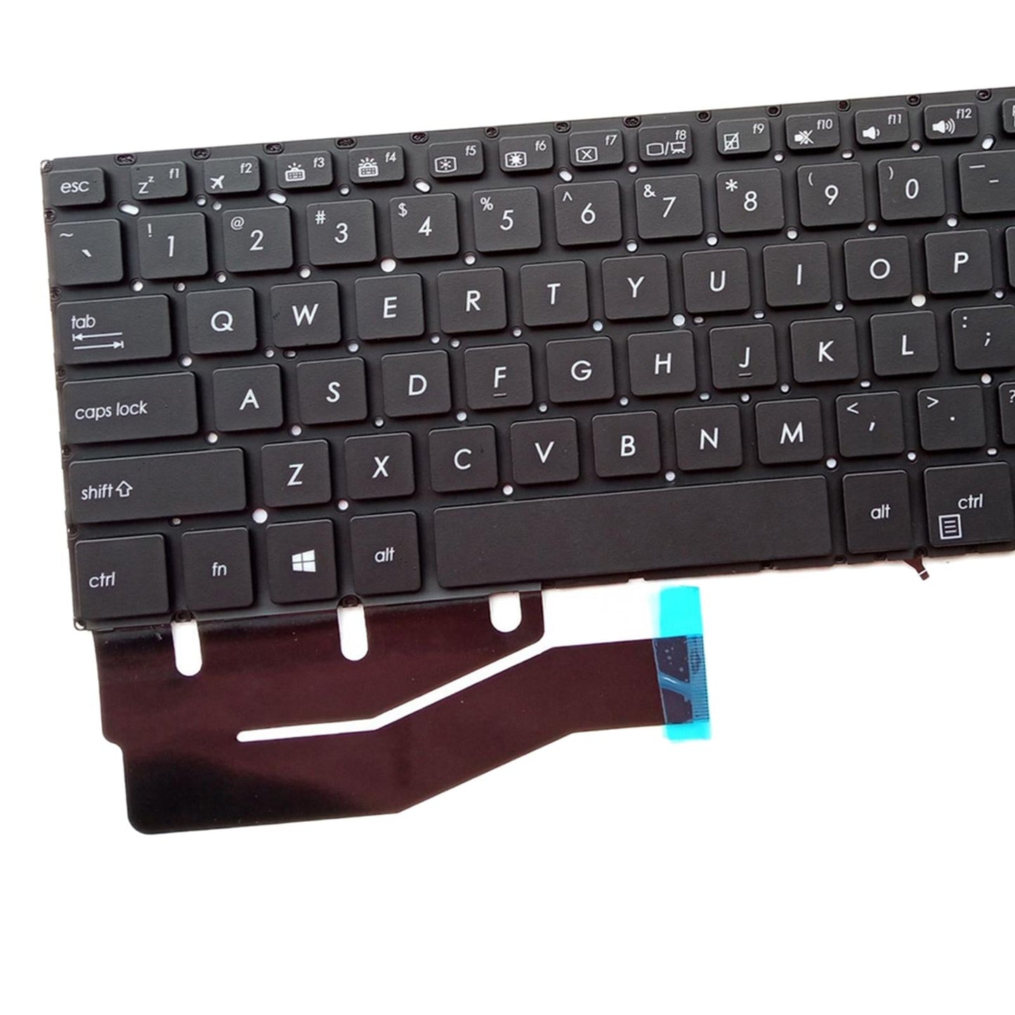 Laptop Keyboard Black English US with Backlit for TP410 TP410UA TP401CA