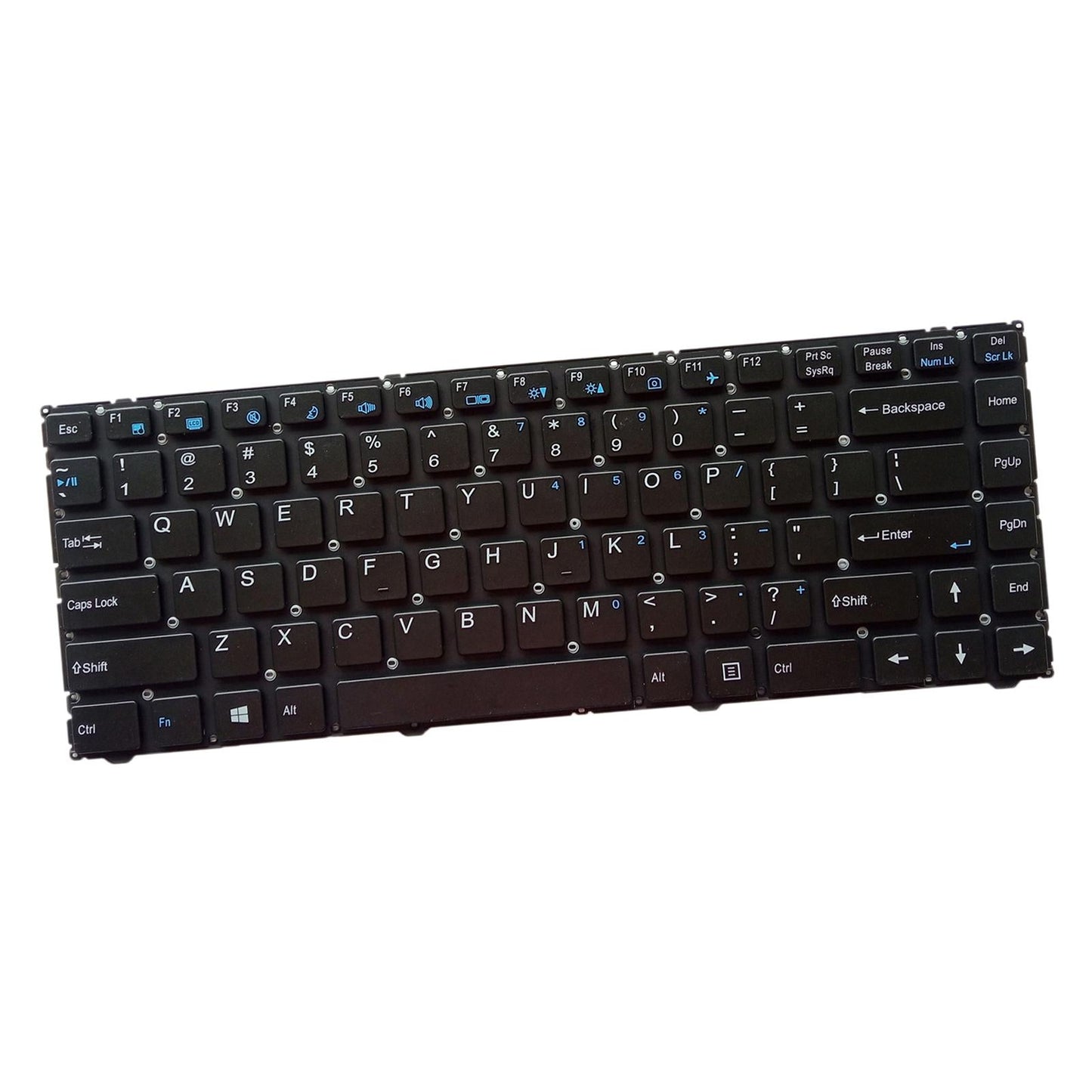 US Keyboard US Layout MP-12R76NW-4302 for W940SU W940TU W9400 Black