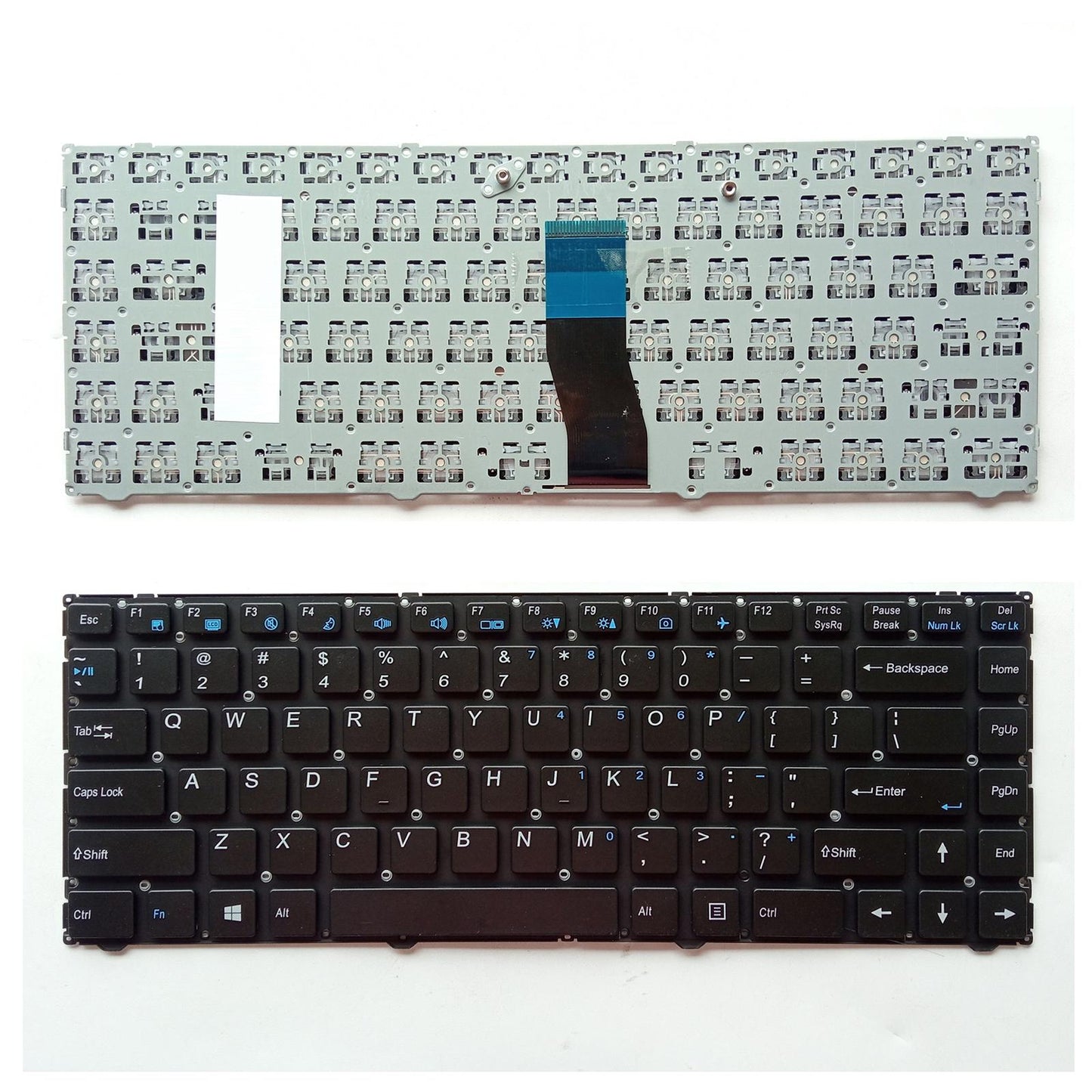 US Keyboard US Layout MP-12R76NW-4302 for W940SU W940TU W9400 Black