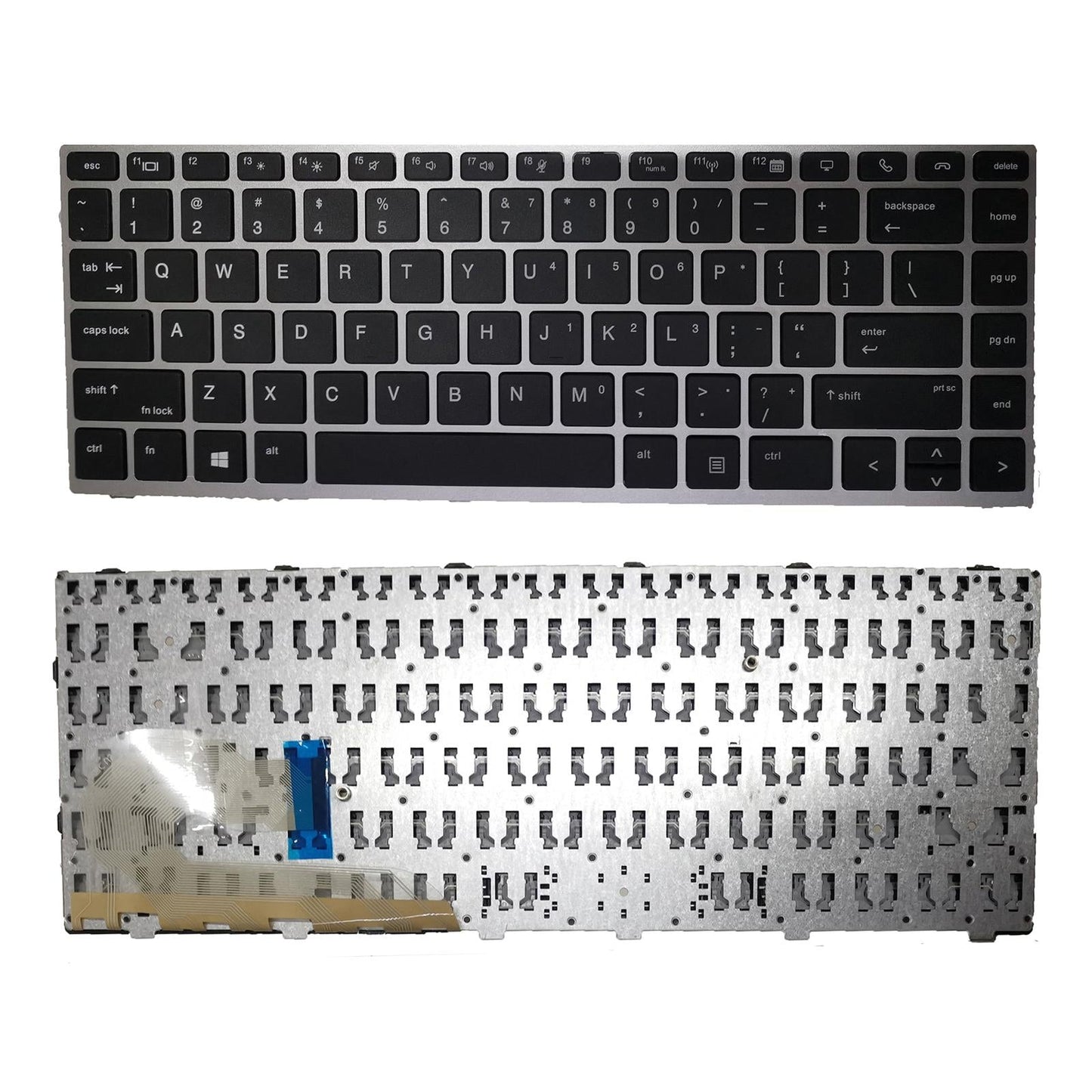 Laptop Keyboard US Layout Matte for HP Elitebook 745 G5 Black Accessories