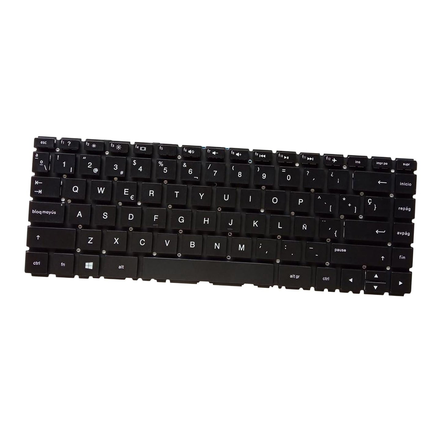 Laptop Keyboard Replacement Spanish for 14-Bk Tpn-W125 Black No Backlight