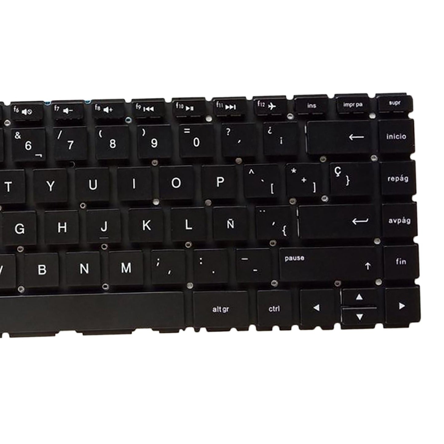 Laptop Keyboard Replacement Spanish for 14-Bk Tpn-W125 Black No Backlight